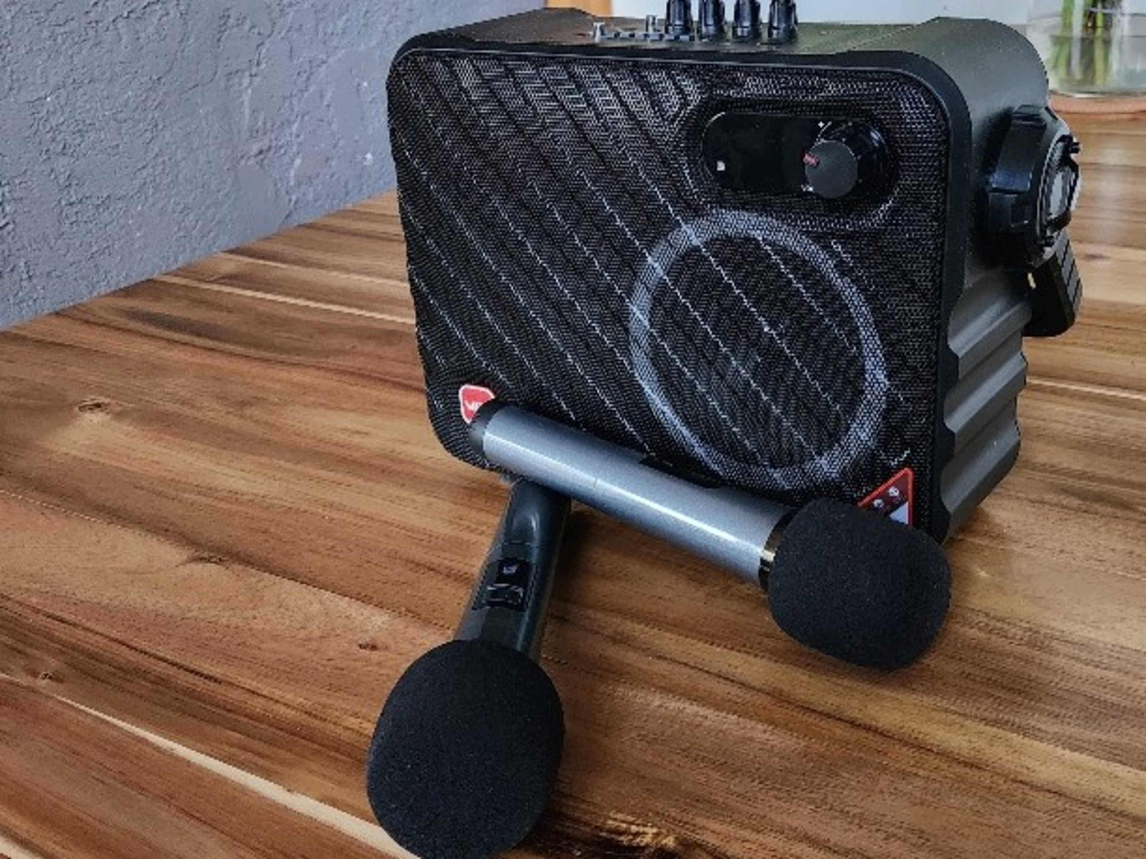 Speaker, Mics, & Stands