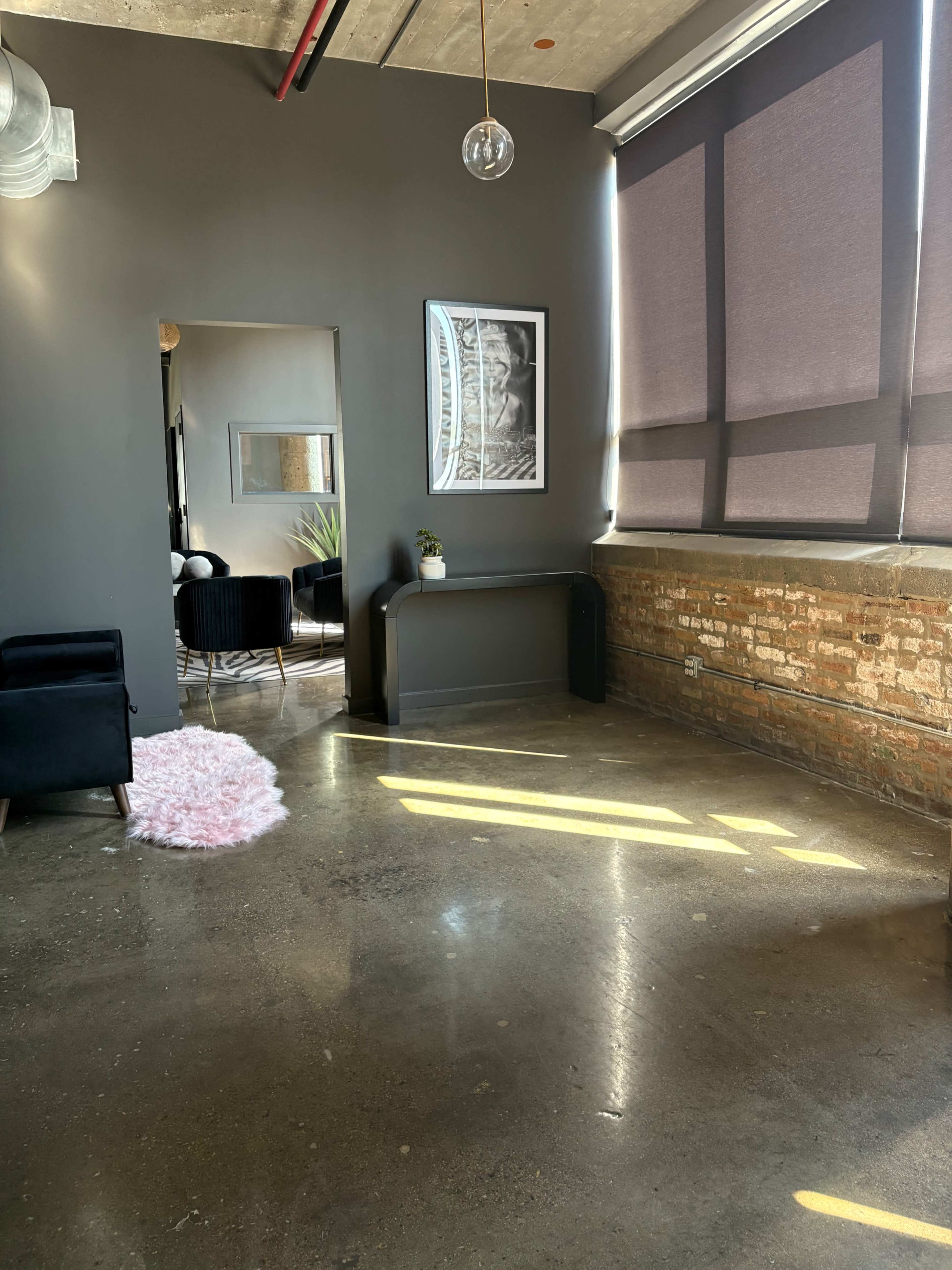 Luxury Industrial Loft for Events, Content ,Wellness, Photography Image in Uptown, Chicago, IL