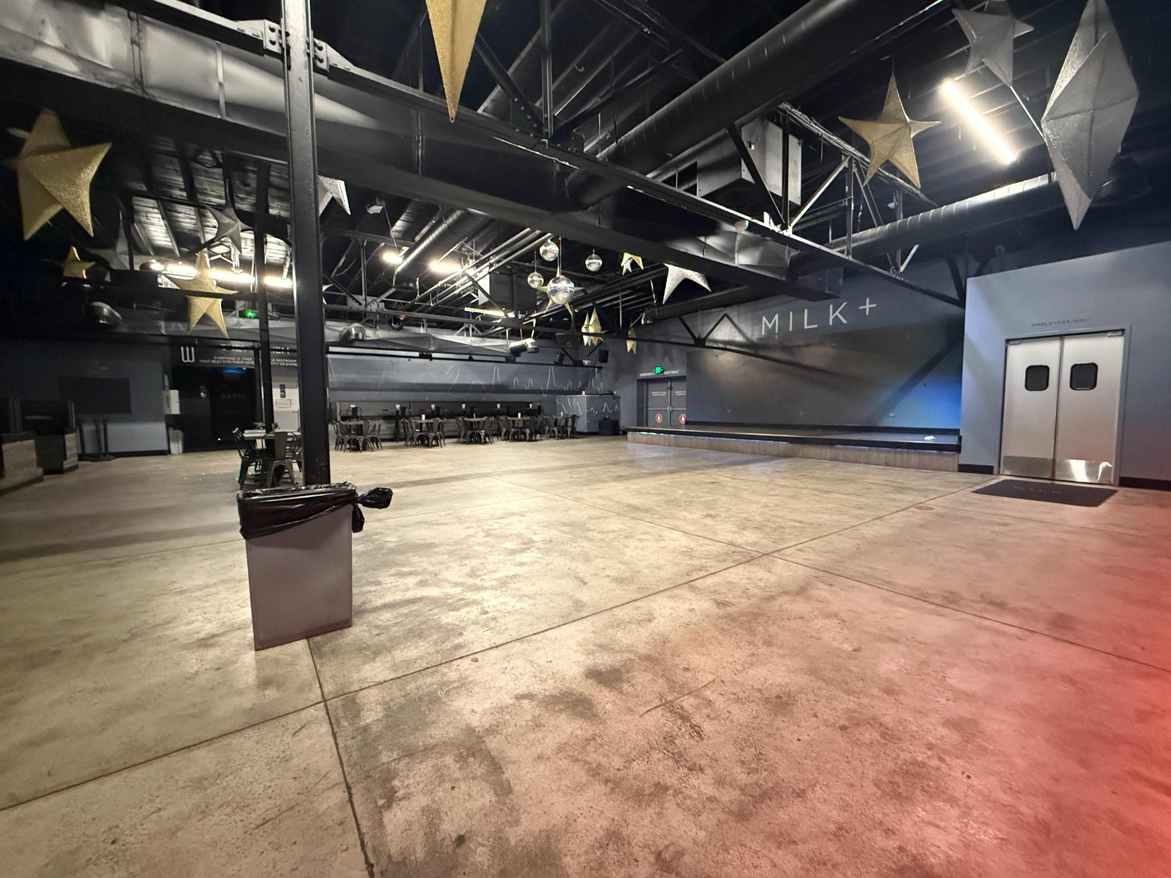 Modern Downtown Event Venue with Dance Floor, DJ Equipments, LED Lighting, Stage & Full AV Image in Central City, Salt Lake City, UT