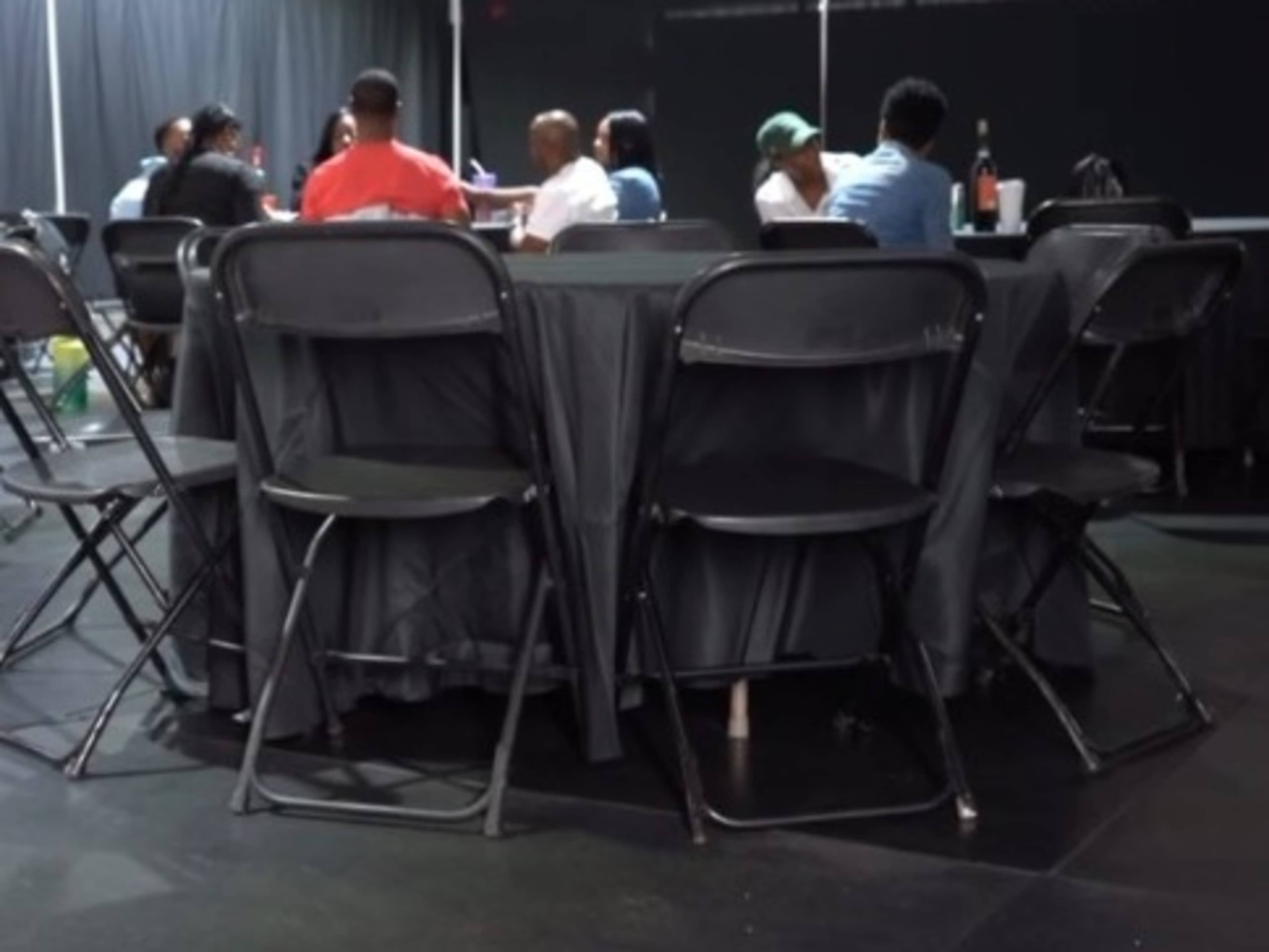 Black chairs
