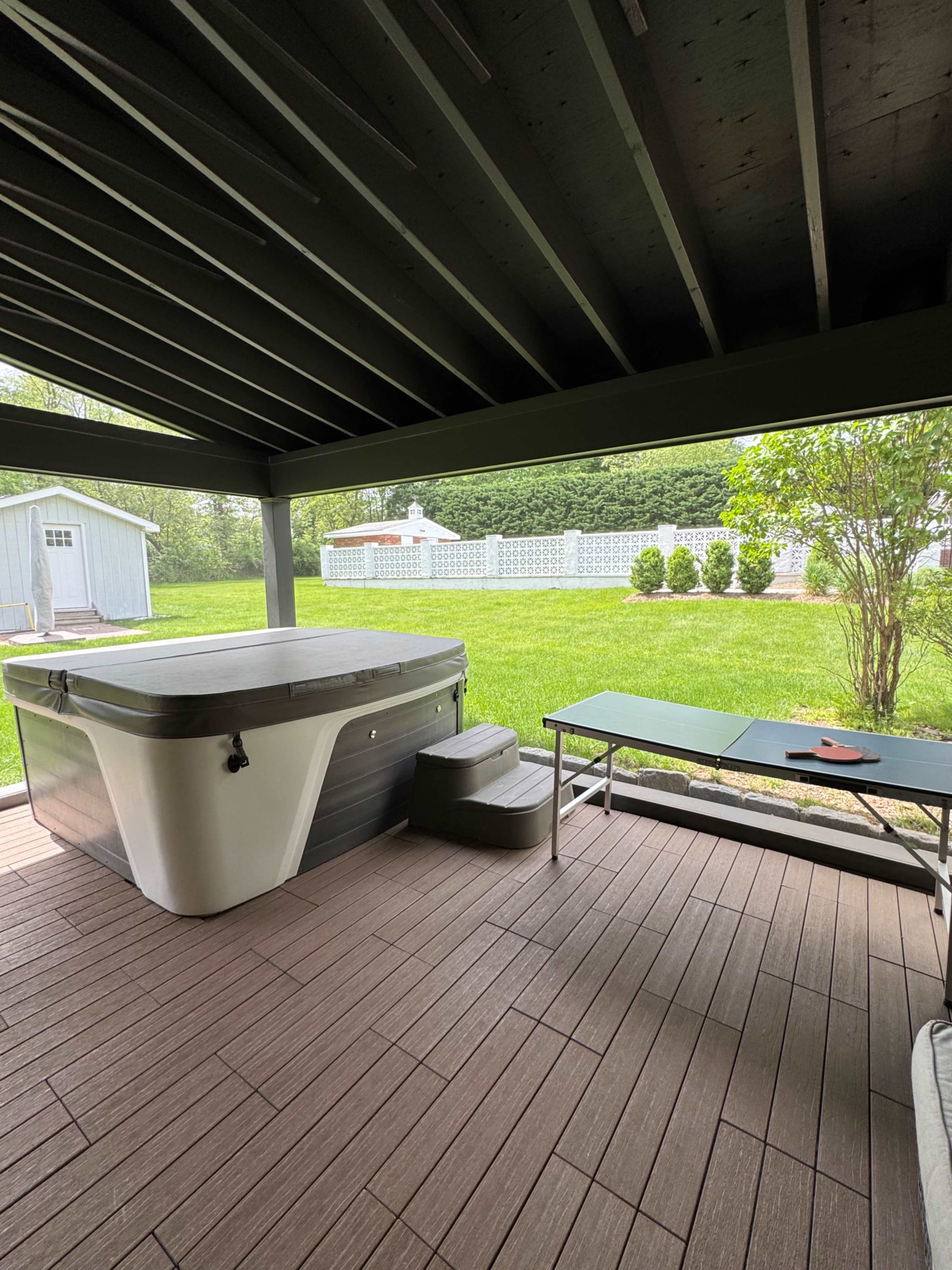 Romantic patio with large backyard Image in Wyckoff, Wyckoff, NJ