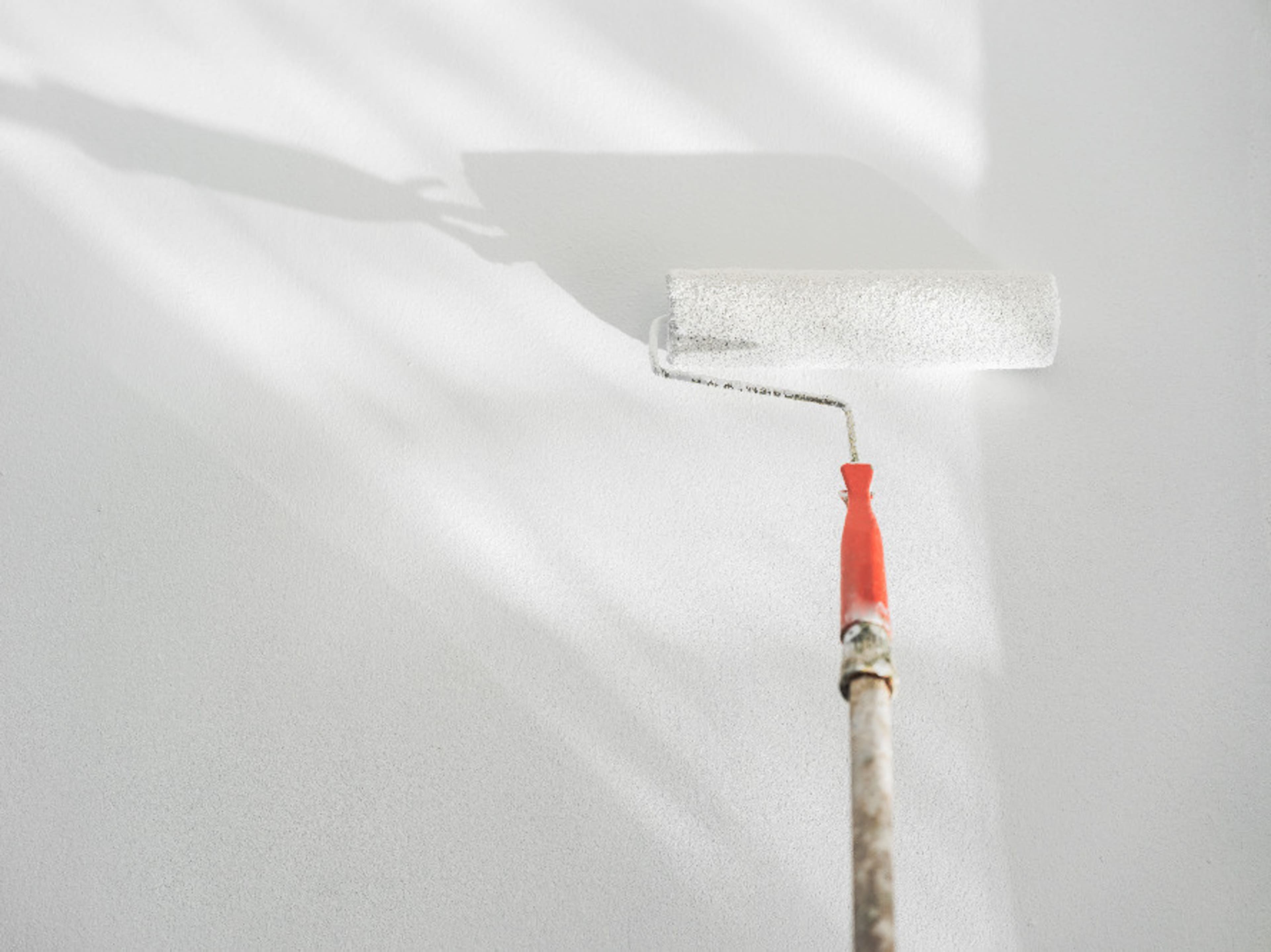 Fresh White Floor Painting