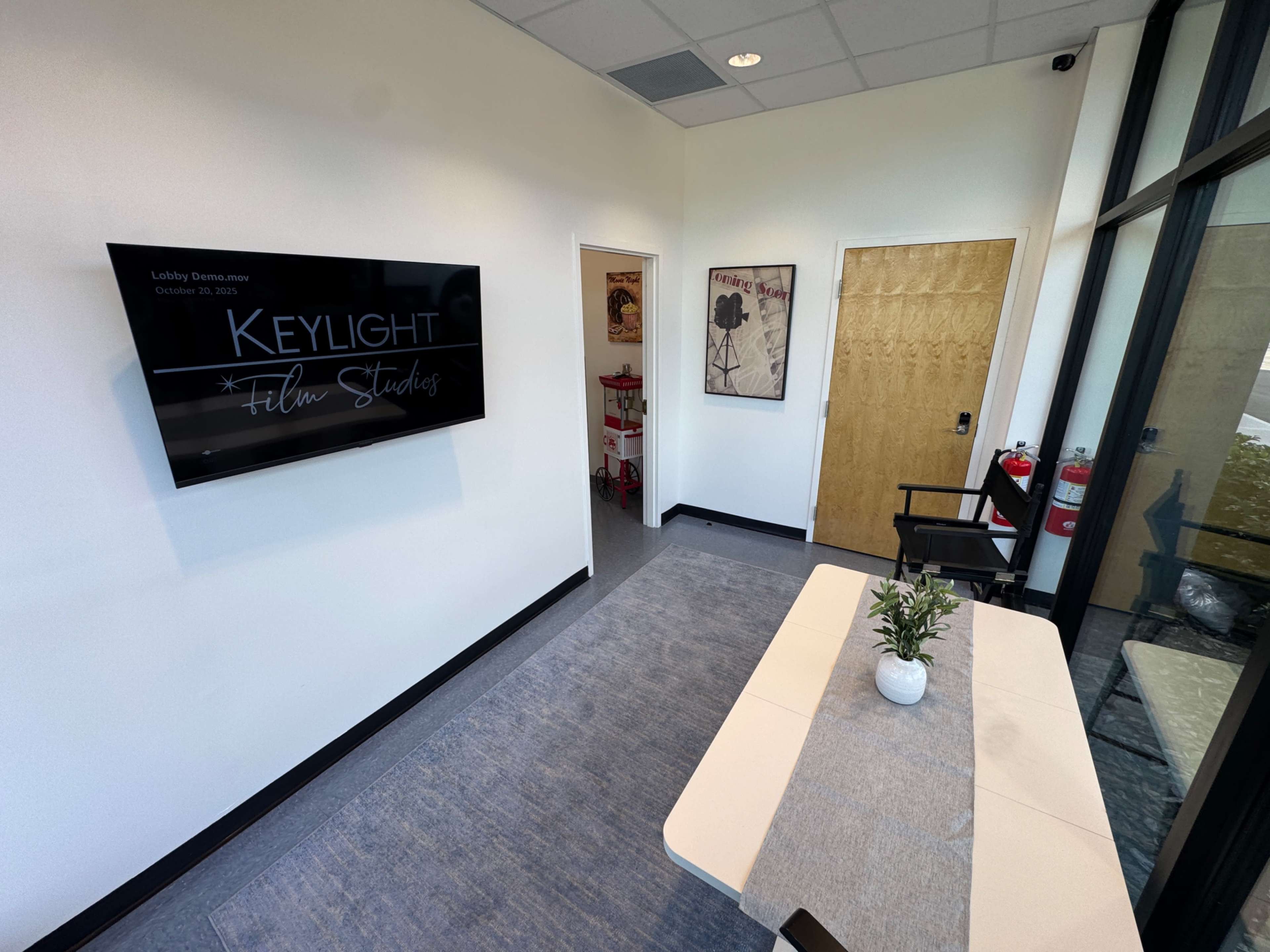 Black box studio with paintable 180º white cyc wall. Image in Clermont, Clermont, FL