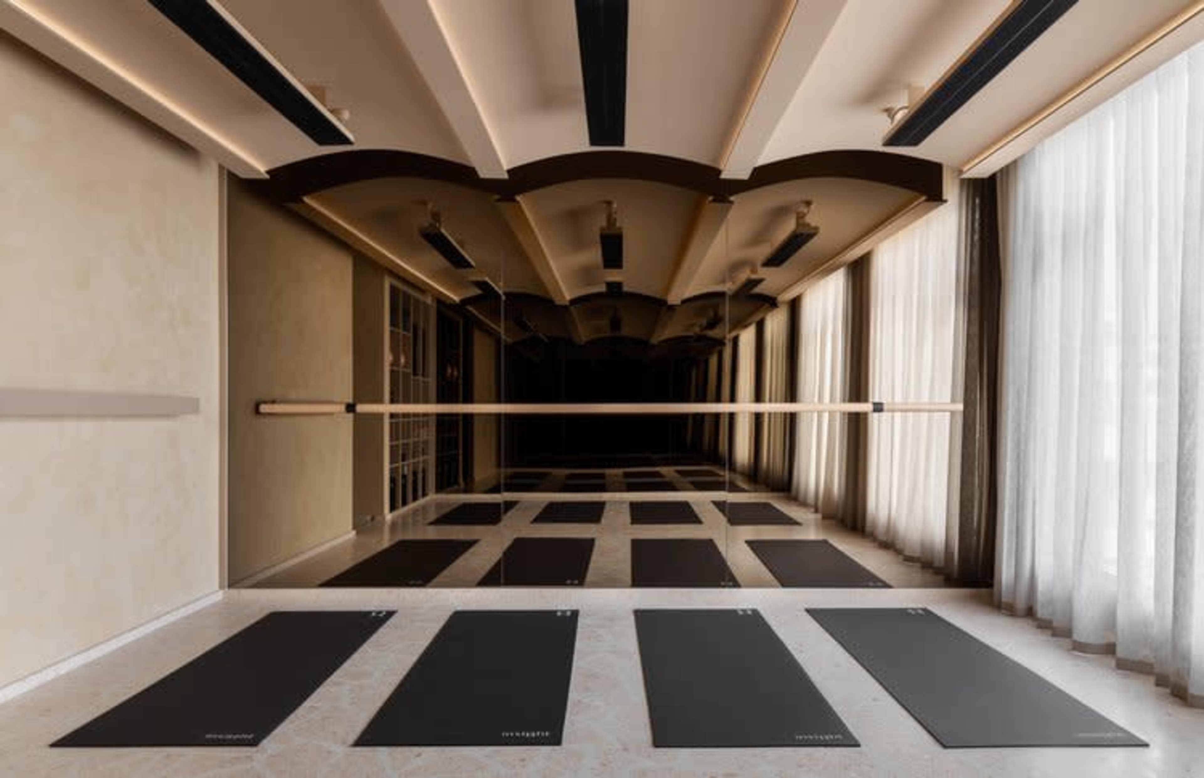 Award-Winning Designed Pilates/Yoga Studio with Stone Accents & Flowing Light Image in Aberfeldie, Aberfeldie, VIC