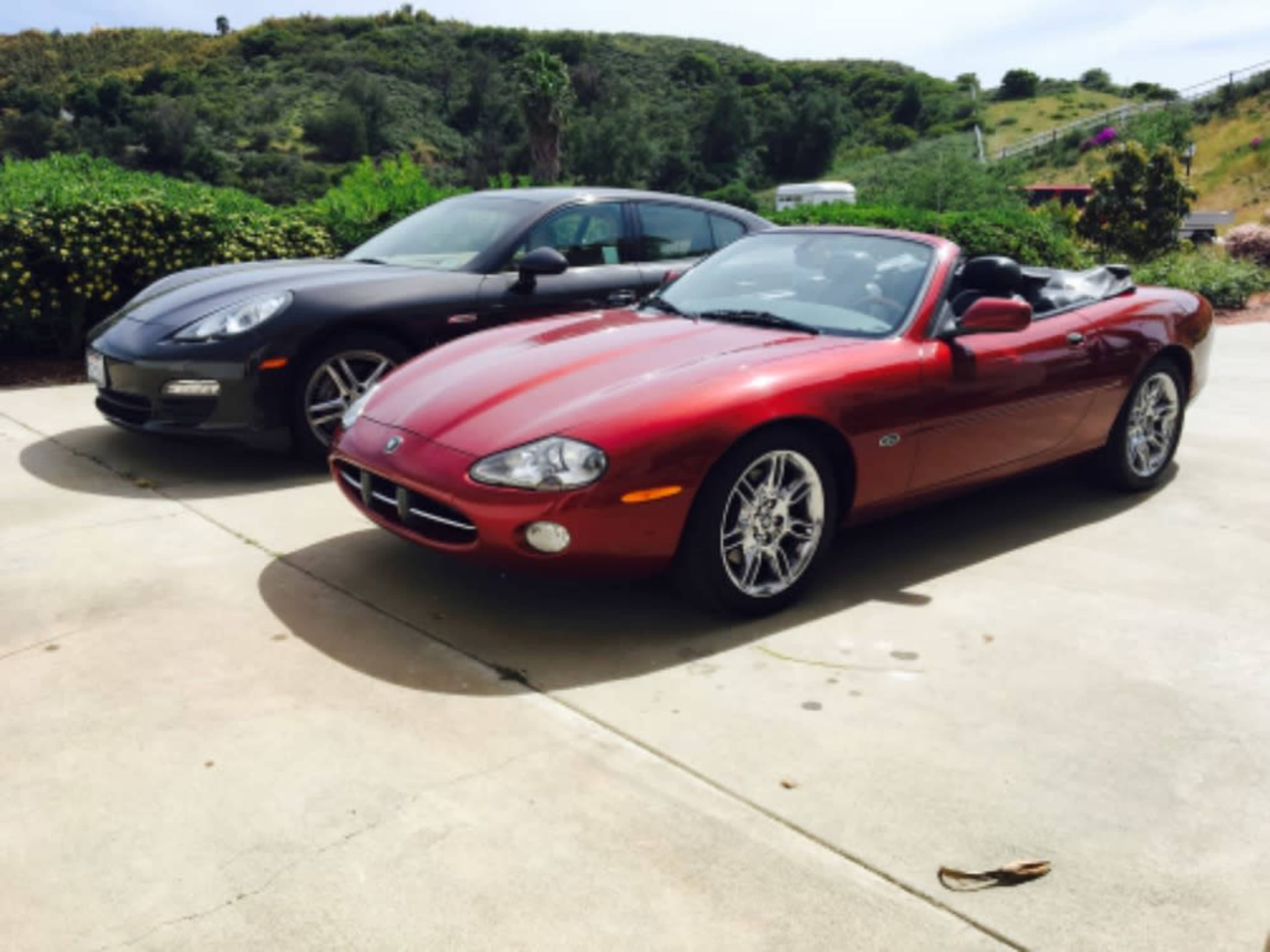 Jaguar xk8 Porsche panamera