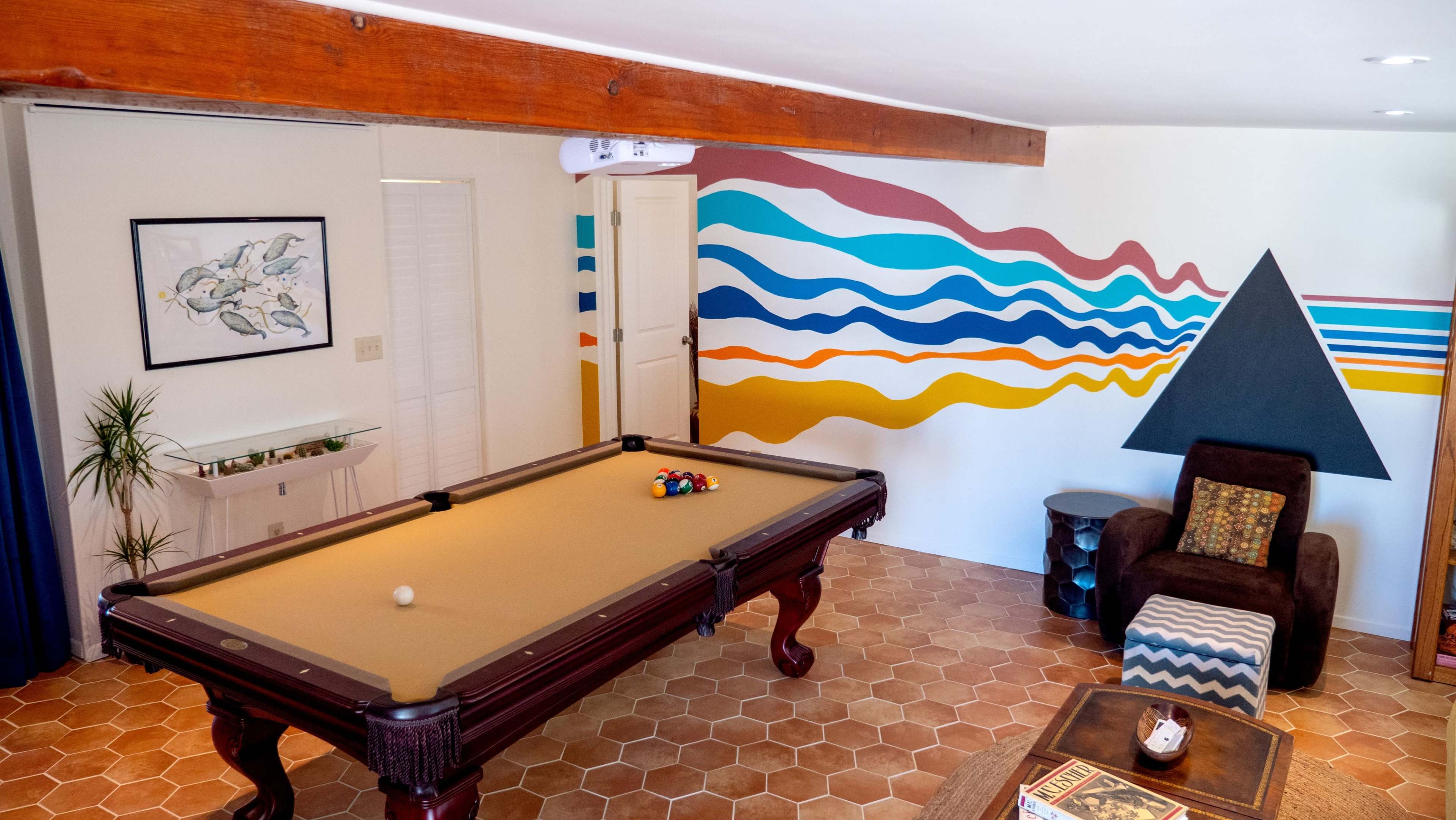 Eclectic Stone Art Home with Secluded Desert View Image in , Joshua Tree, CA