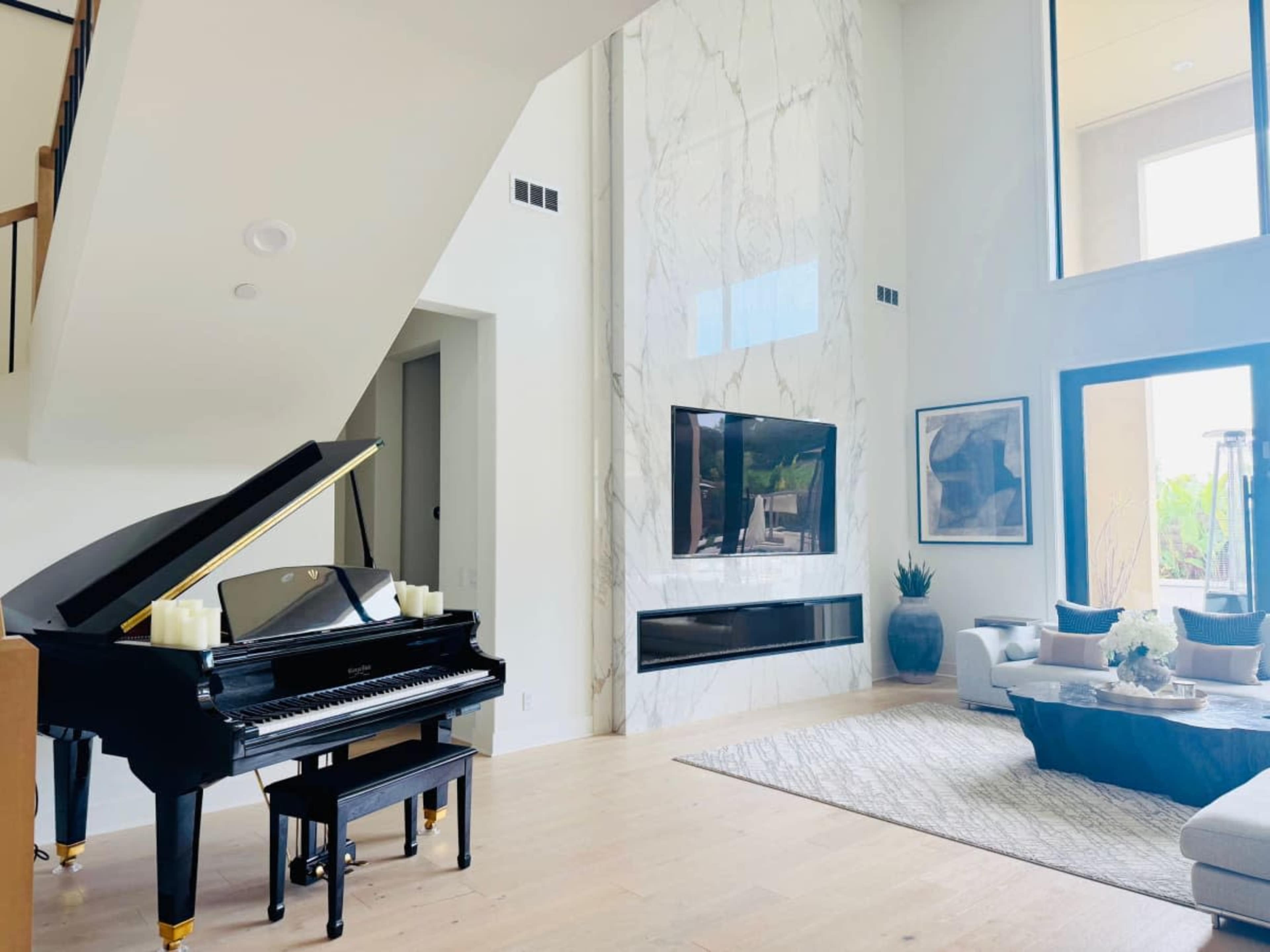 Luxury Mediterranean Modern Estate | Pool, Fountains, Fire Pit, Natural Light | Film & Photo Image in Yorba Linda, Yorba Linda, CA