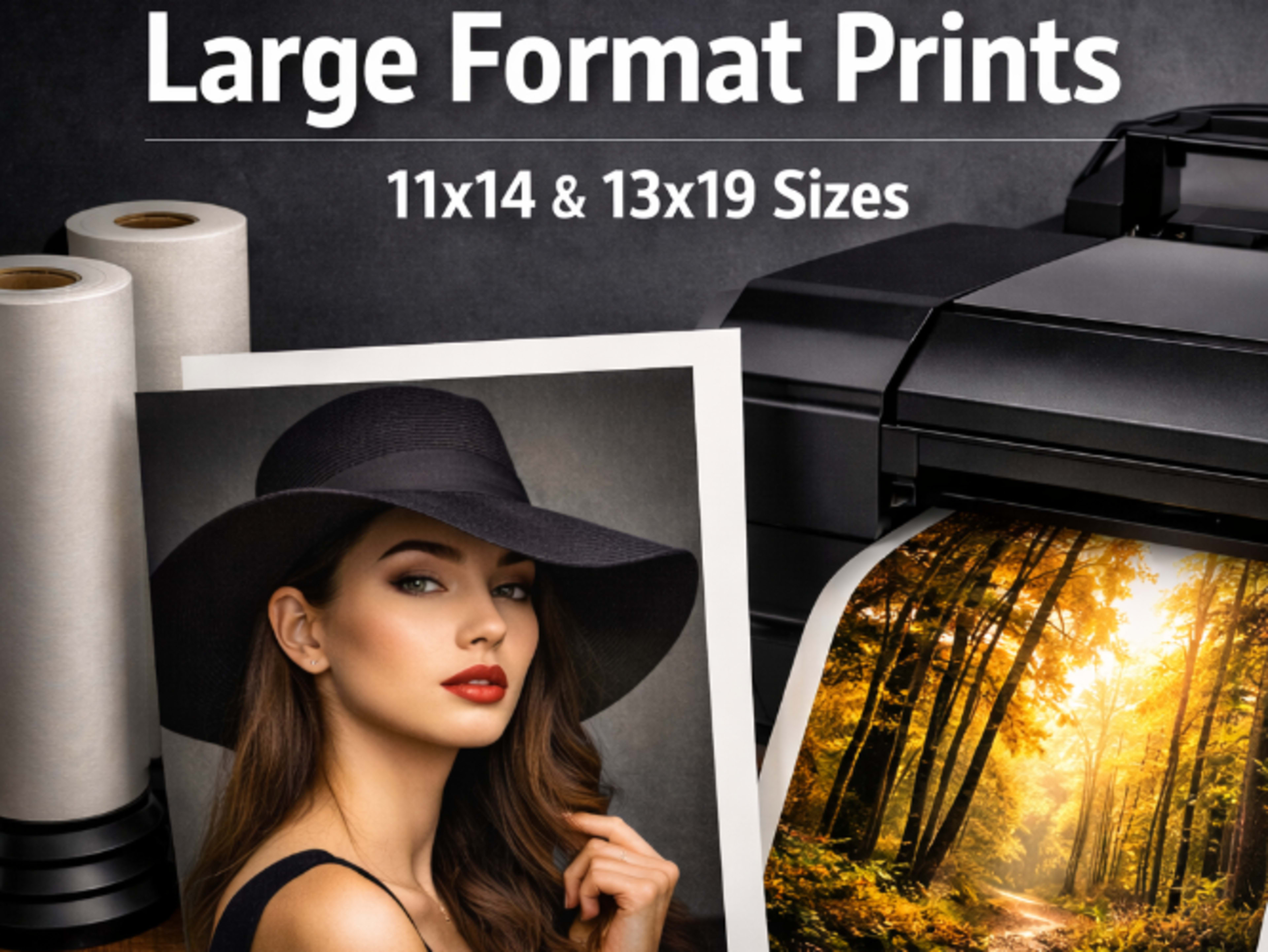 Large-Format Photo Paper Package (11x14, 13x19)