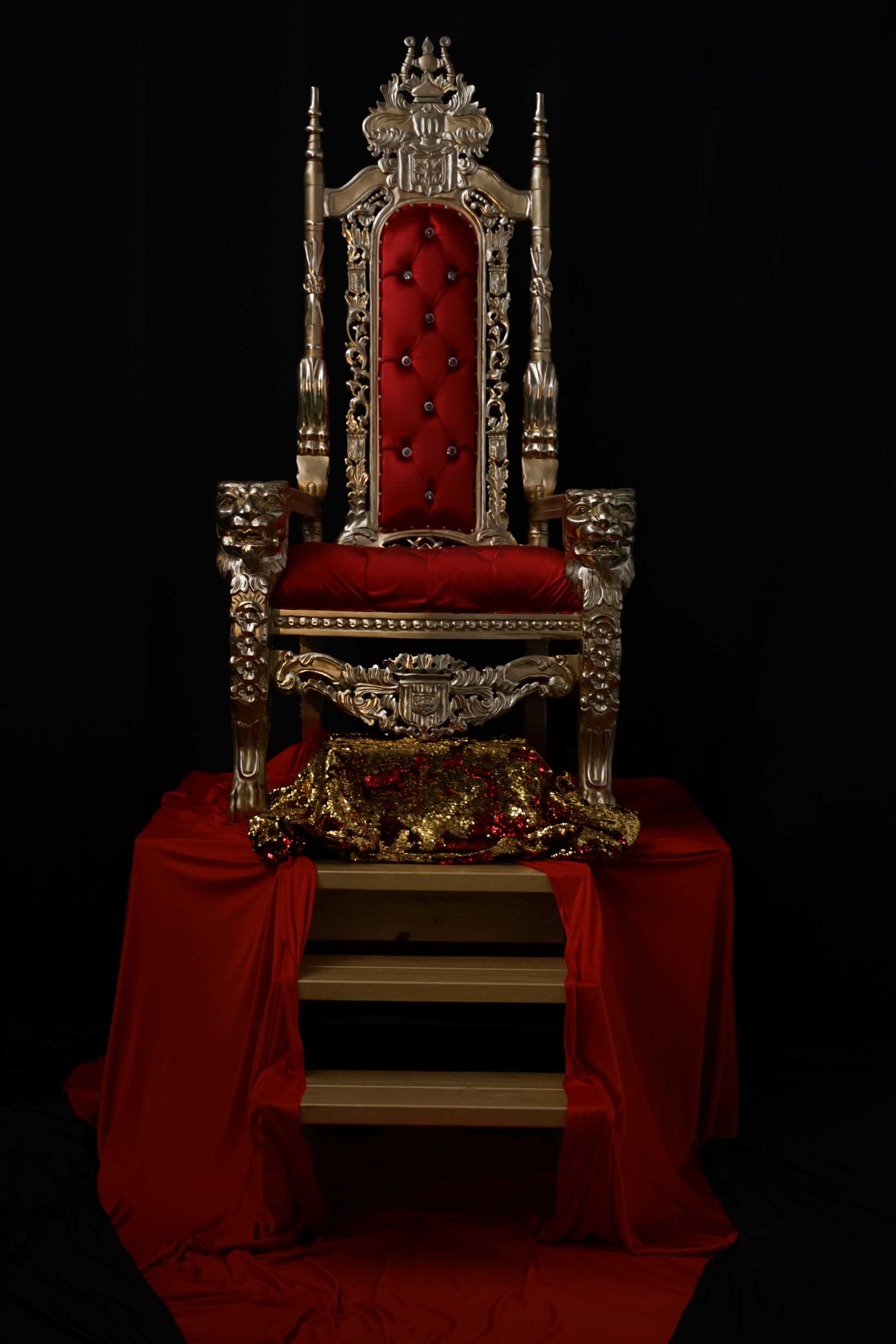 Gold & Red Throne  on top of a Golden Platform Image in , St. Augustine, FL