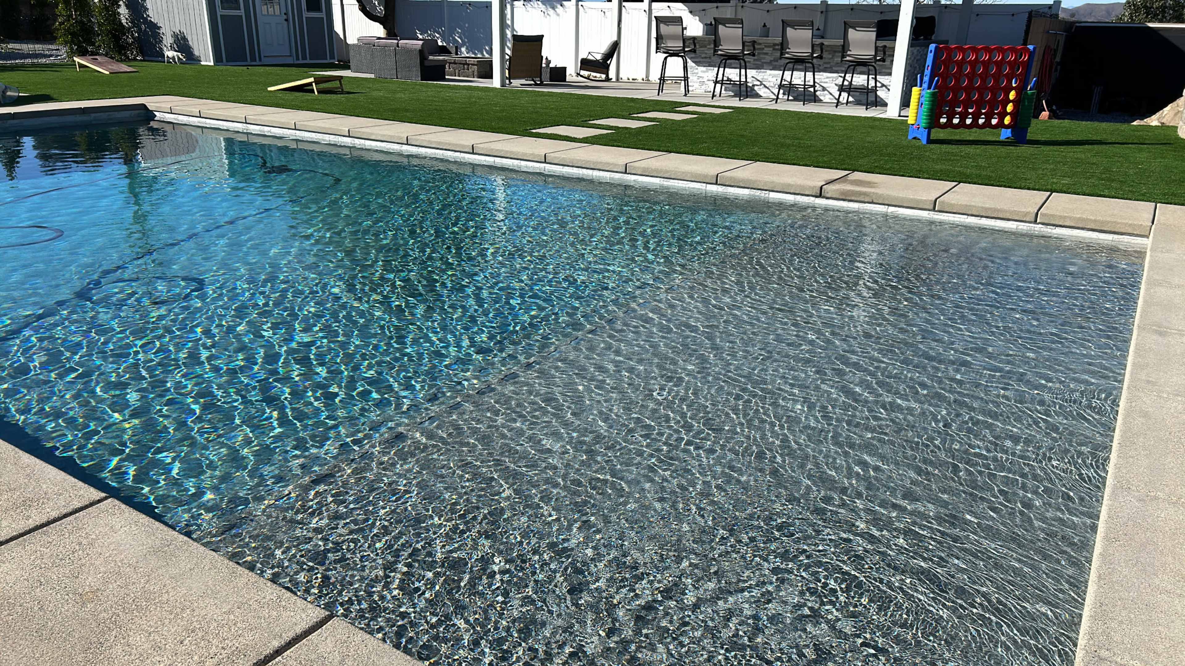 Modern Luxurious Pool with Spacious Backyard Image in Menifee, Menifee, CA