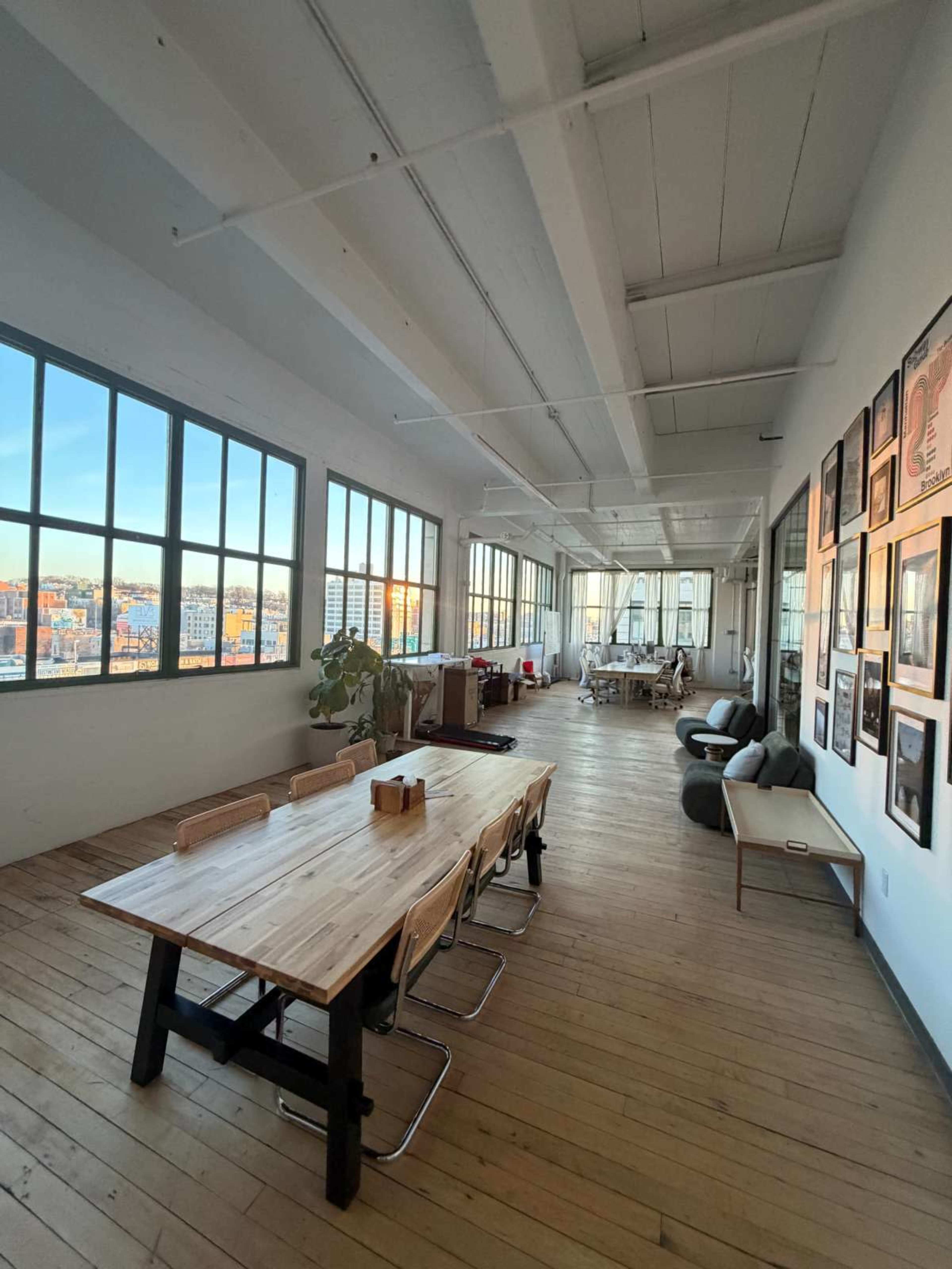 Sunlit Brooklyn Loft Office with Conference Rooms & Lounge Image in Greenwood Heights, Brooklyn, NY