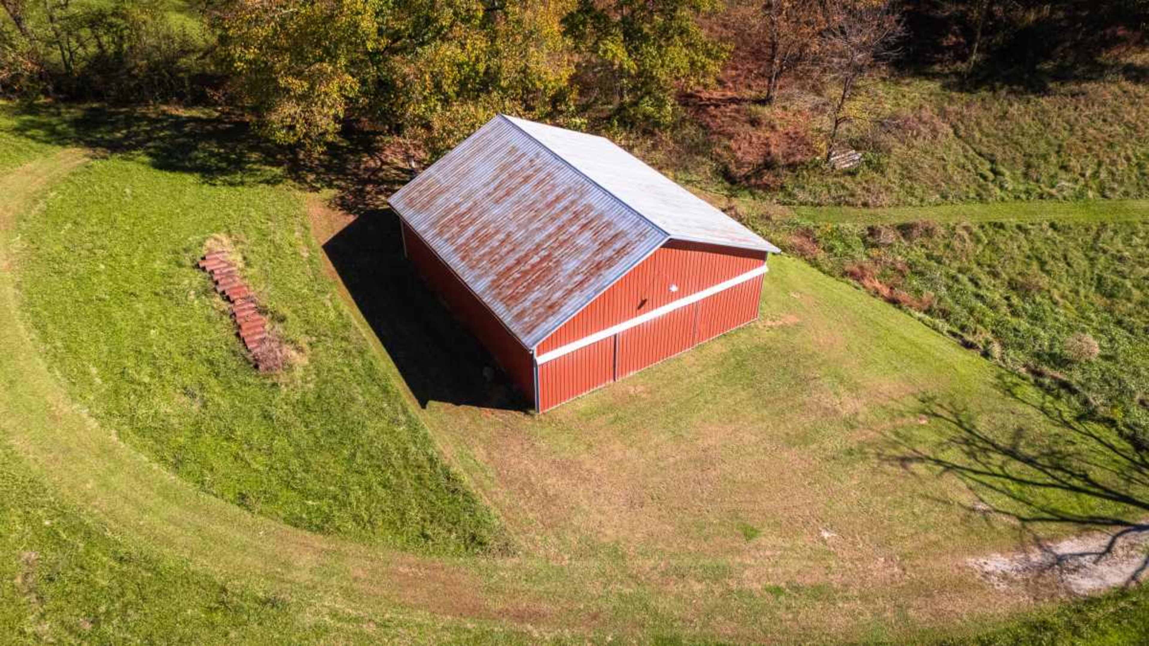 Charming Historic Barn Studio with Acres of Rolling Hay Meadows and Scenic Forested Upper Ridgeline Image in , Mount Pleasant, TN