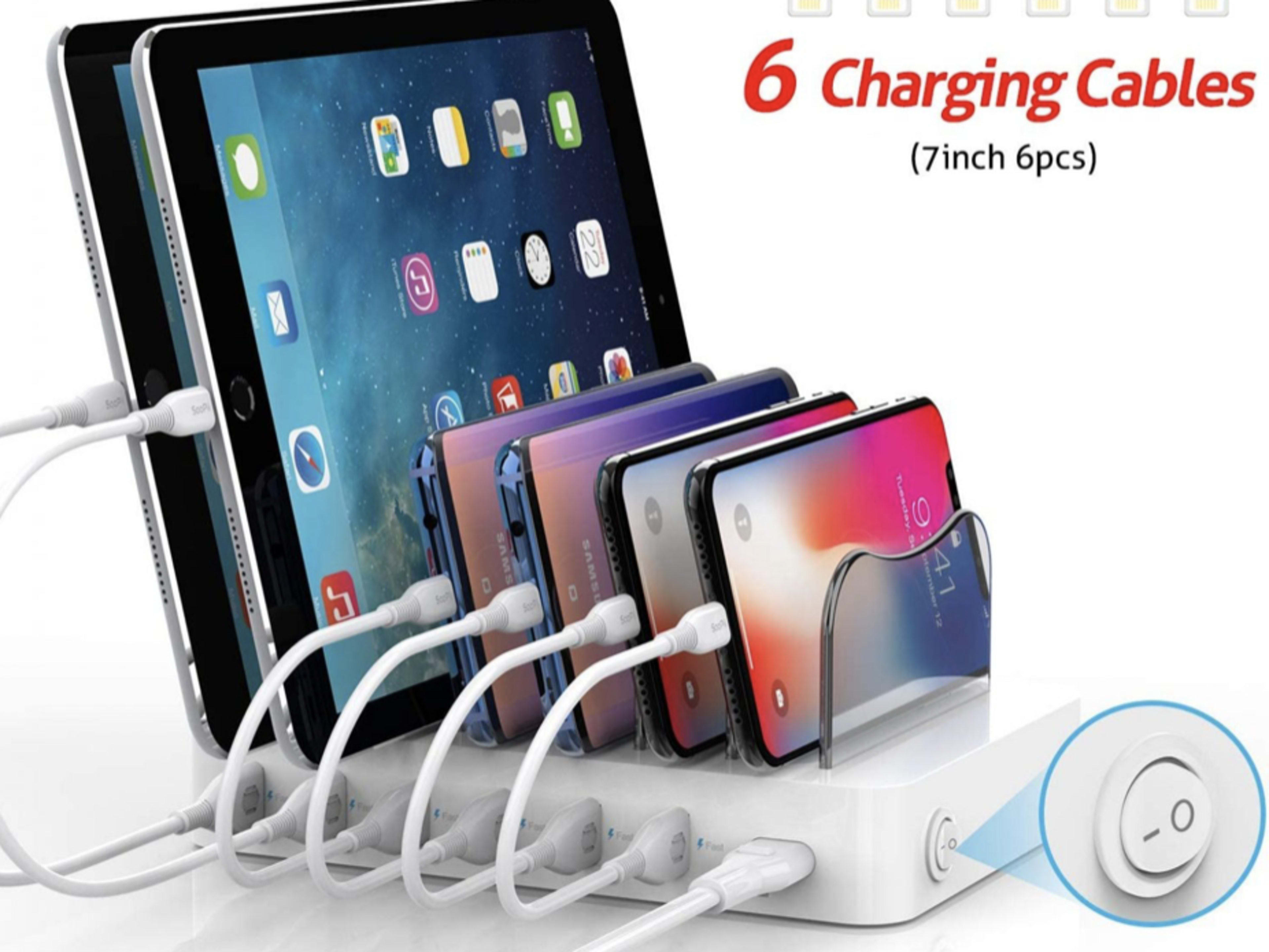 Multiple Iphone Charger Station