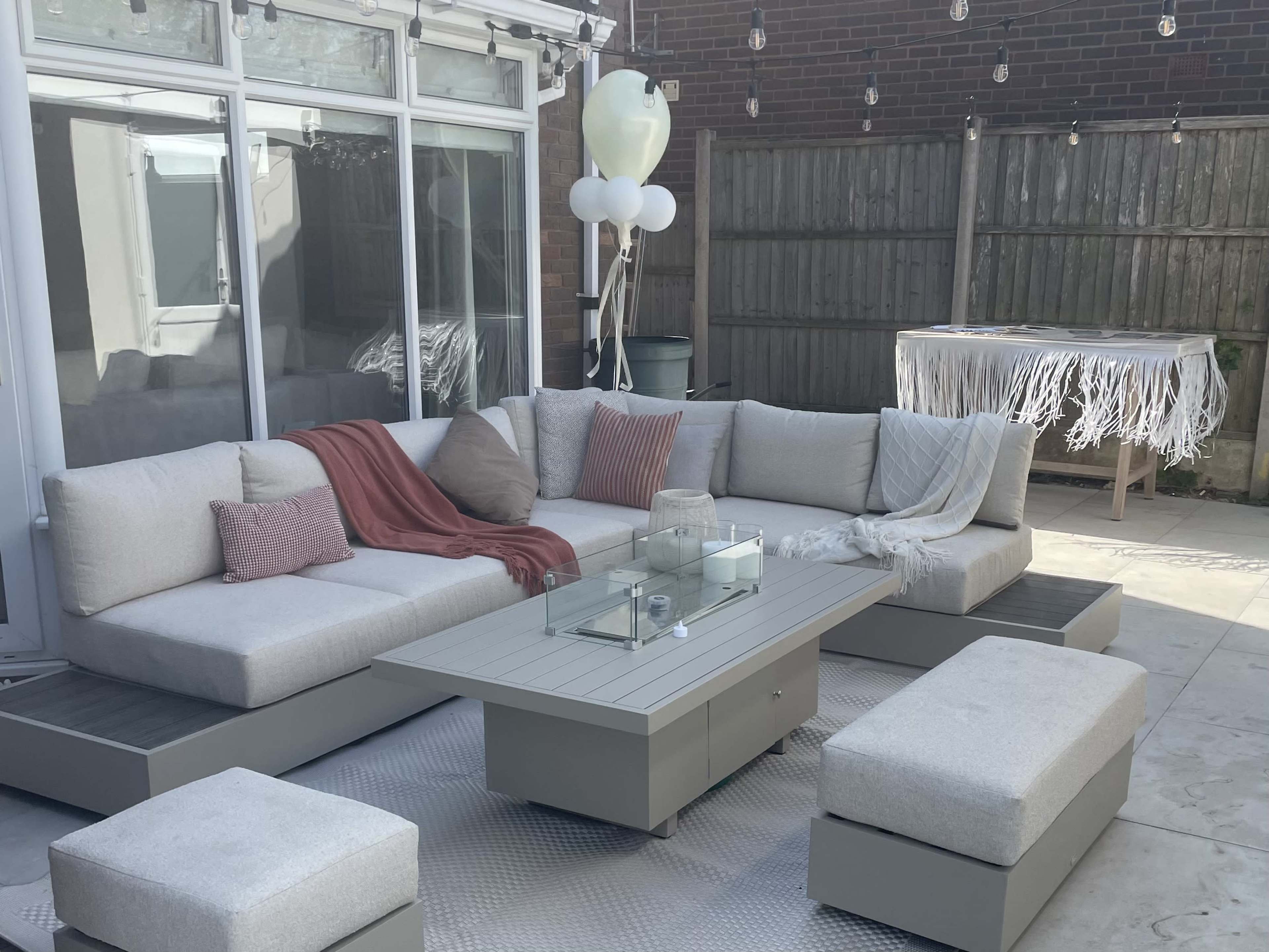 Boho Garden with Outdoor Kitchen and Heated Pool Image in Stourbridge, Stourbridge, ENG