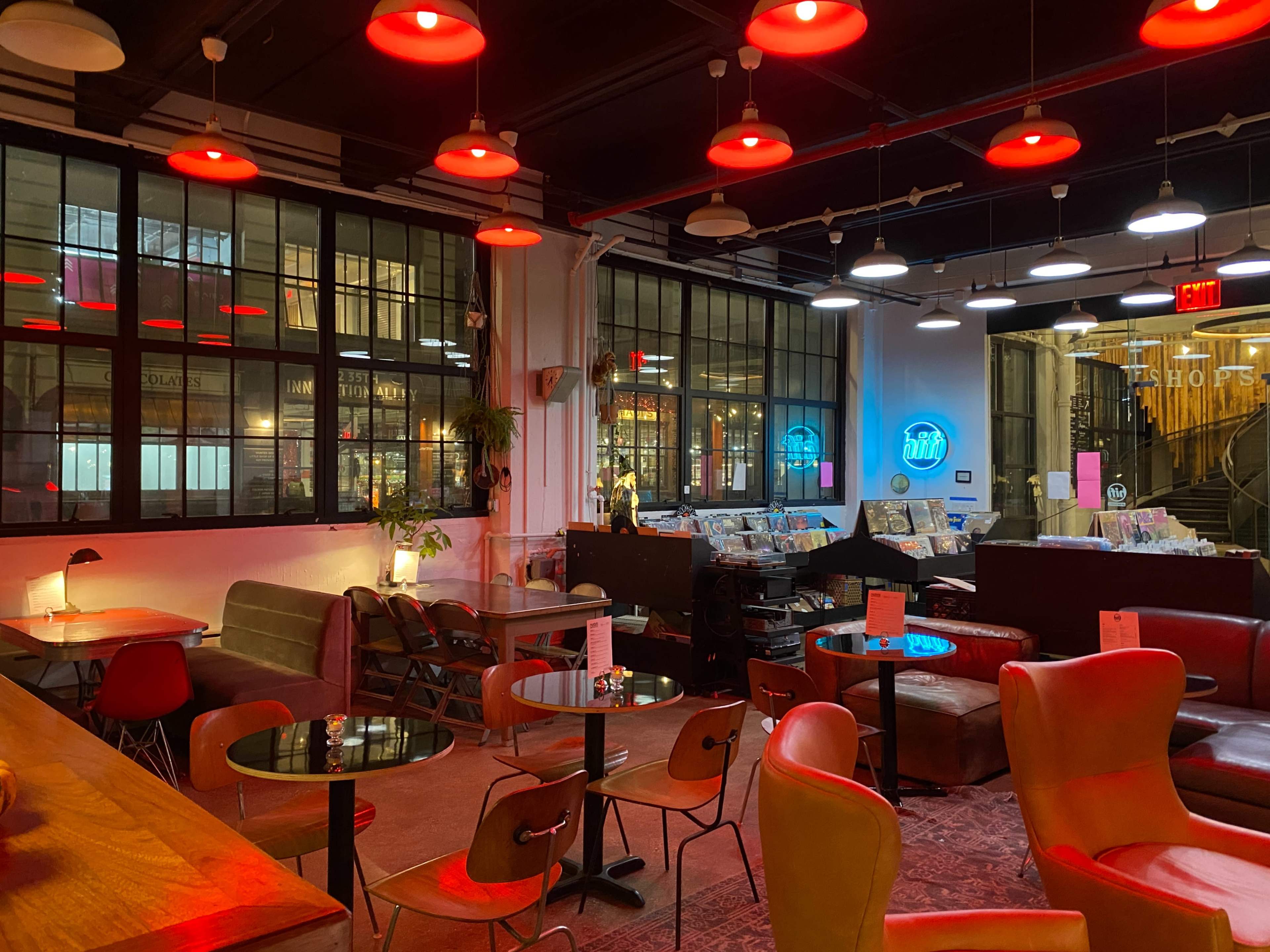 Indie Record Store & Lounge Located in a Waterfront Warehouse Image in Sunset Park, Brooklyn, NY