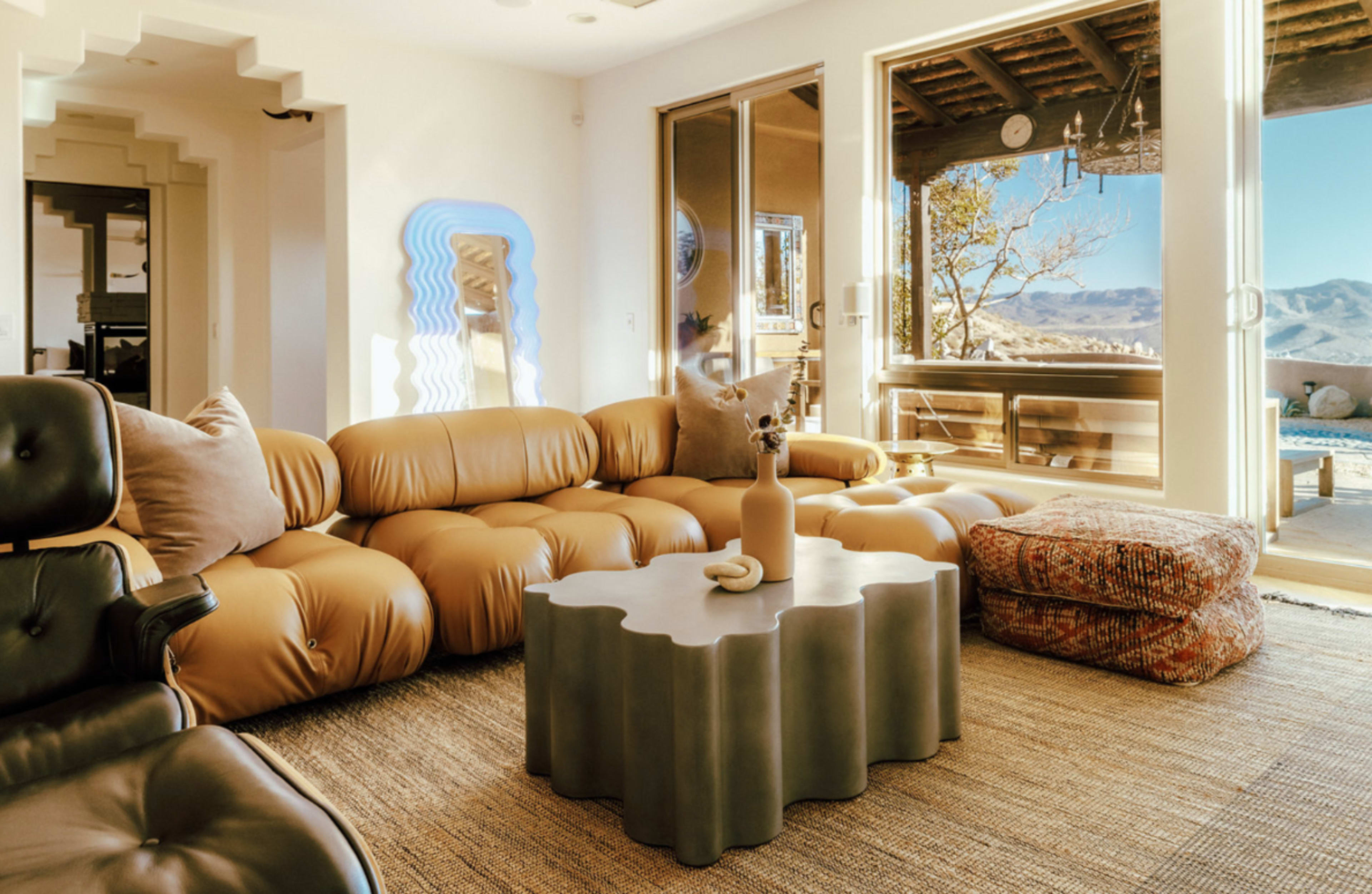 Saguaro Ridge by Fieldtrip | Boulder Estate w/ Mtn Views, Hot Tub, Soaking Pool & Fire Pits Image in Yucca Valley, Yucca Valley, CA