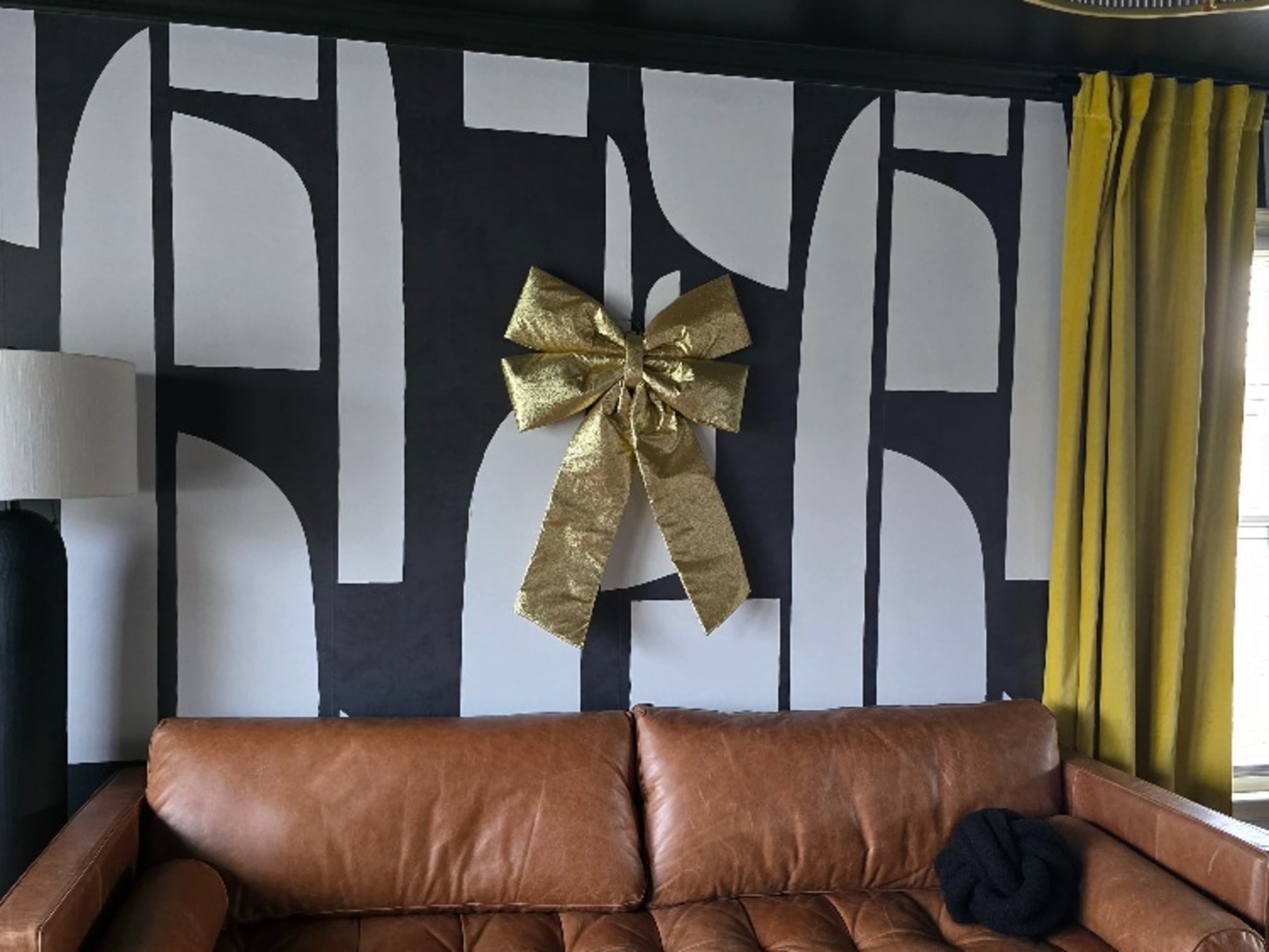 Gold Holiday Bow 