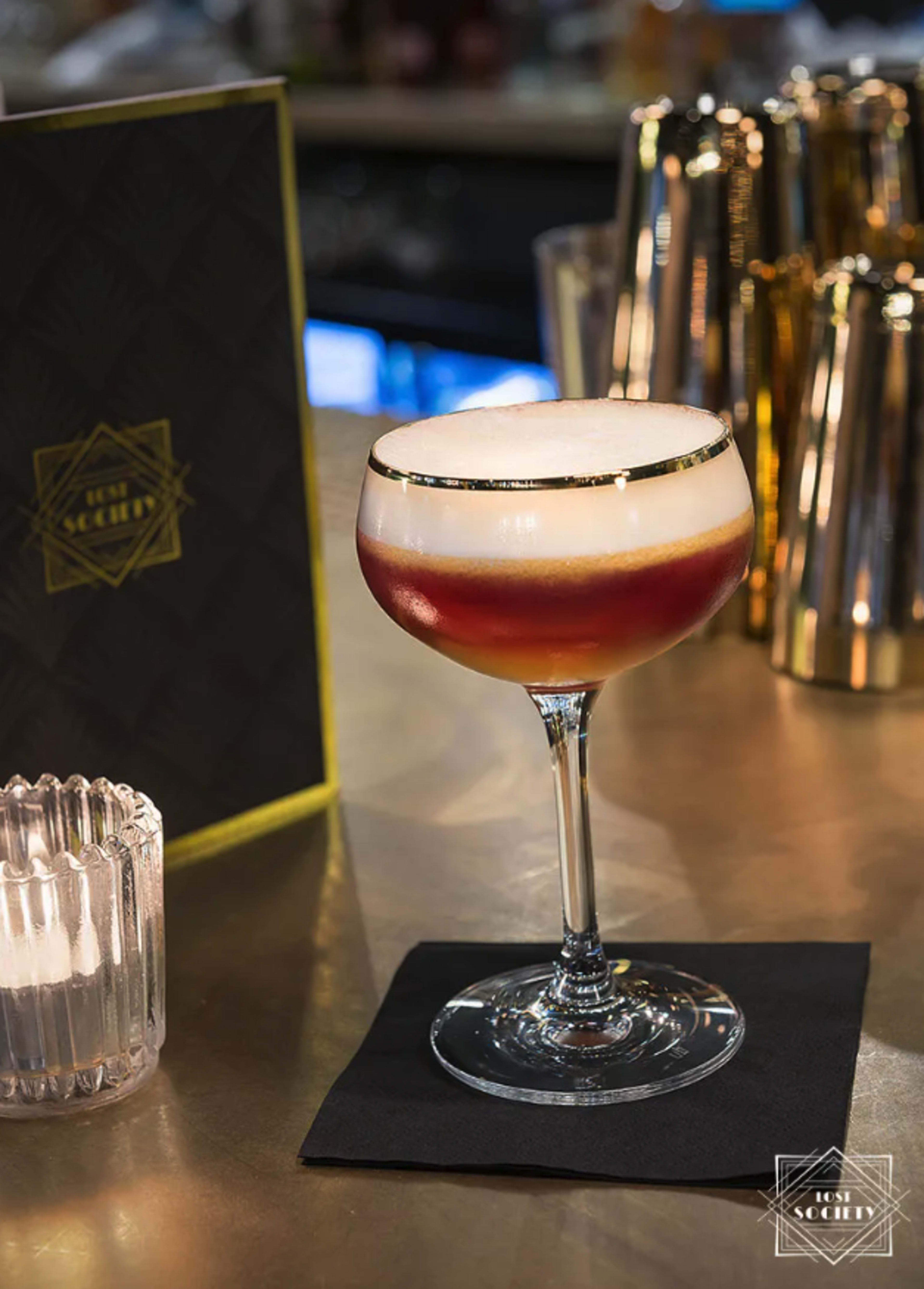 The Lounge in an Art Deco Inspired Bar in Battersea Image in Battersea, London, ENG