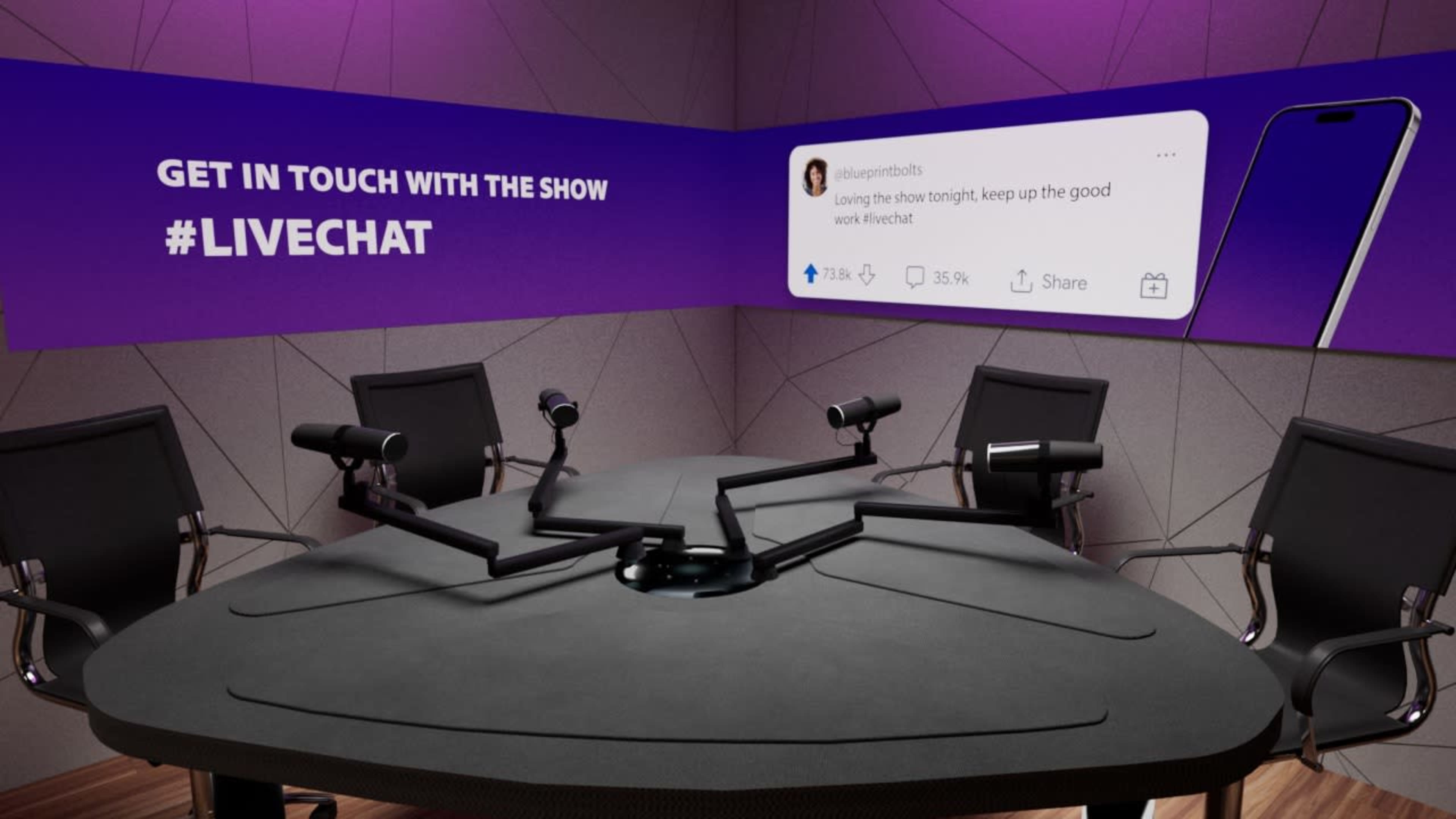 Broadcast Multi Camera Studio in West London Image in Fulham, Fulham, ENG