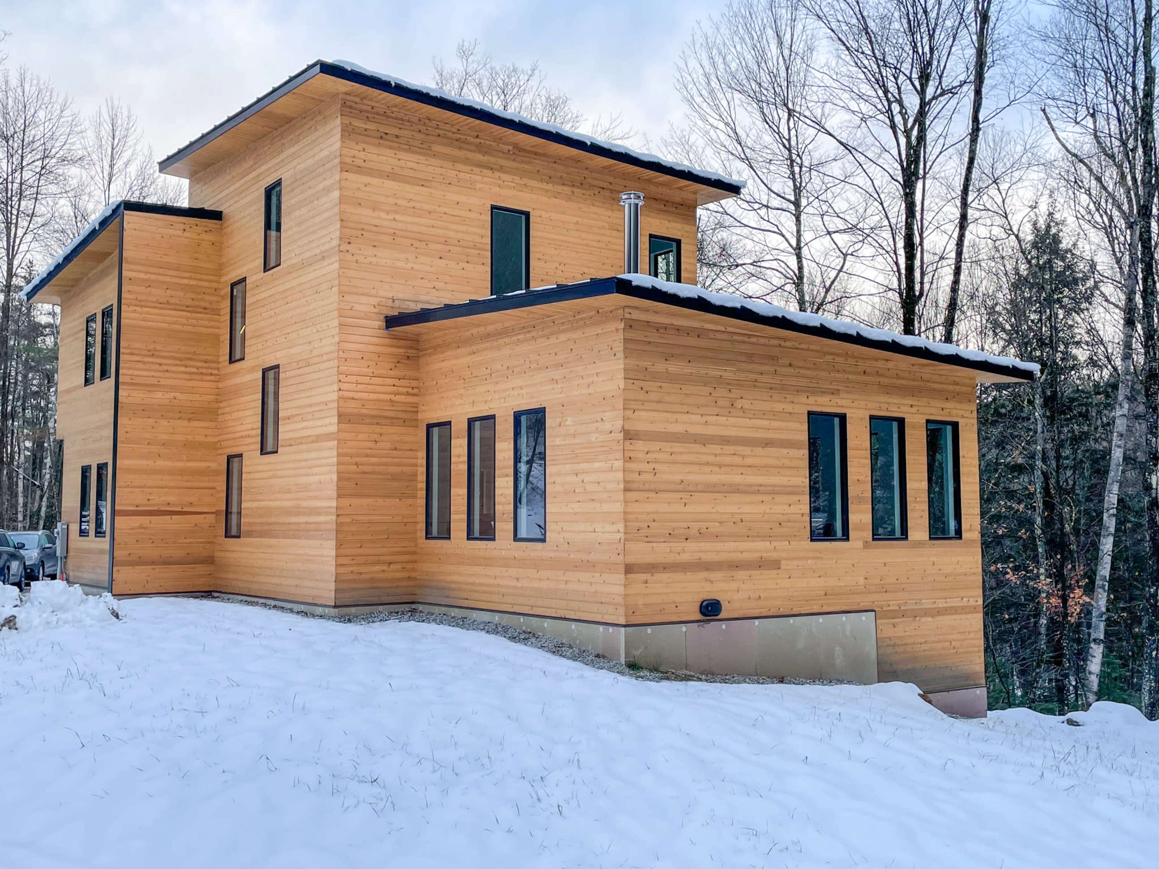 Luxury Modern Home with Forest Views Image in Plymouth, Plymouth, VT