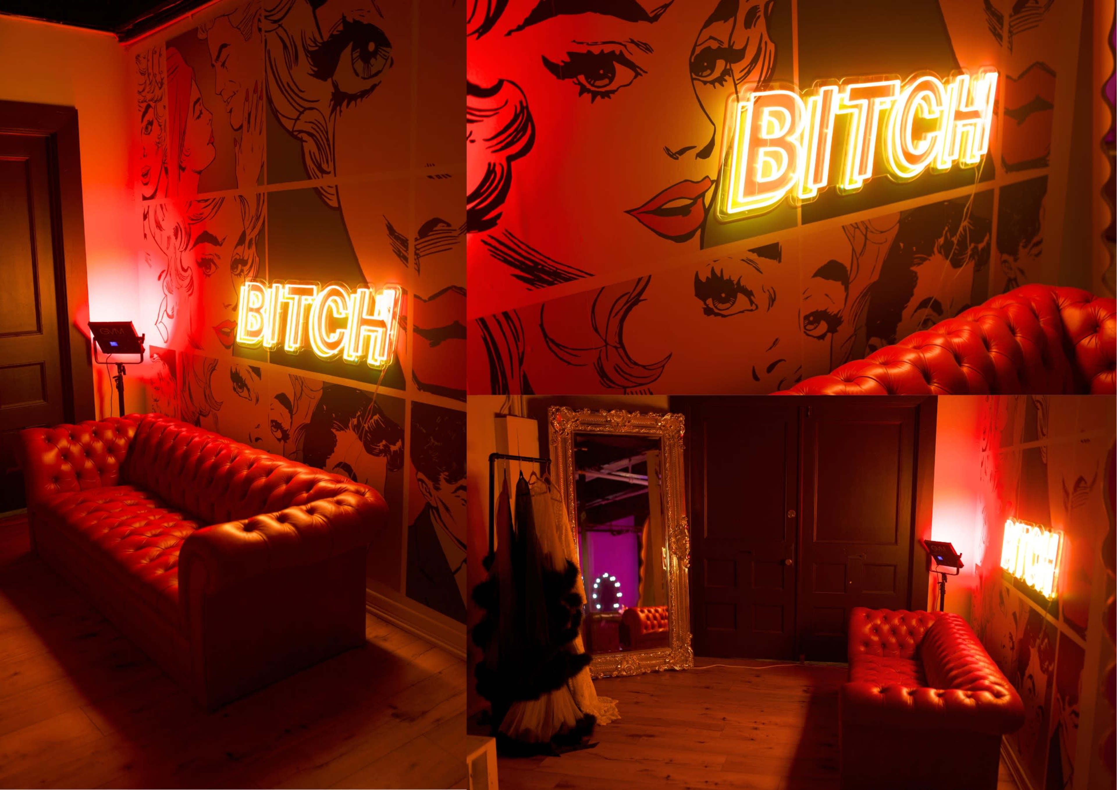 Kansas City Neon Babe Studio Image in Downtown Kansas City, Kansas City, MO