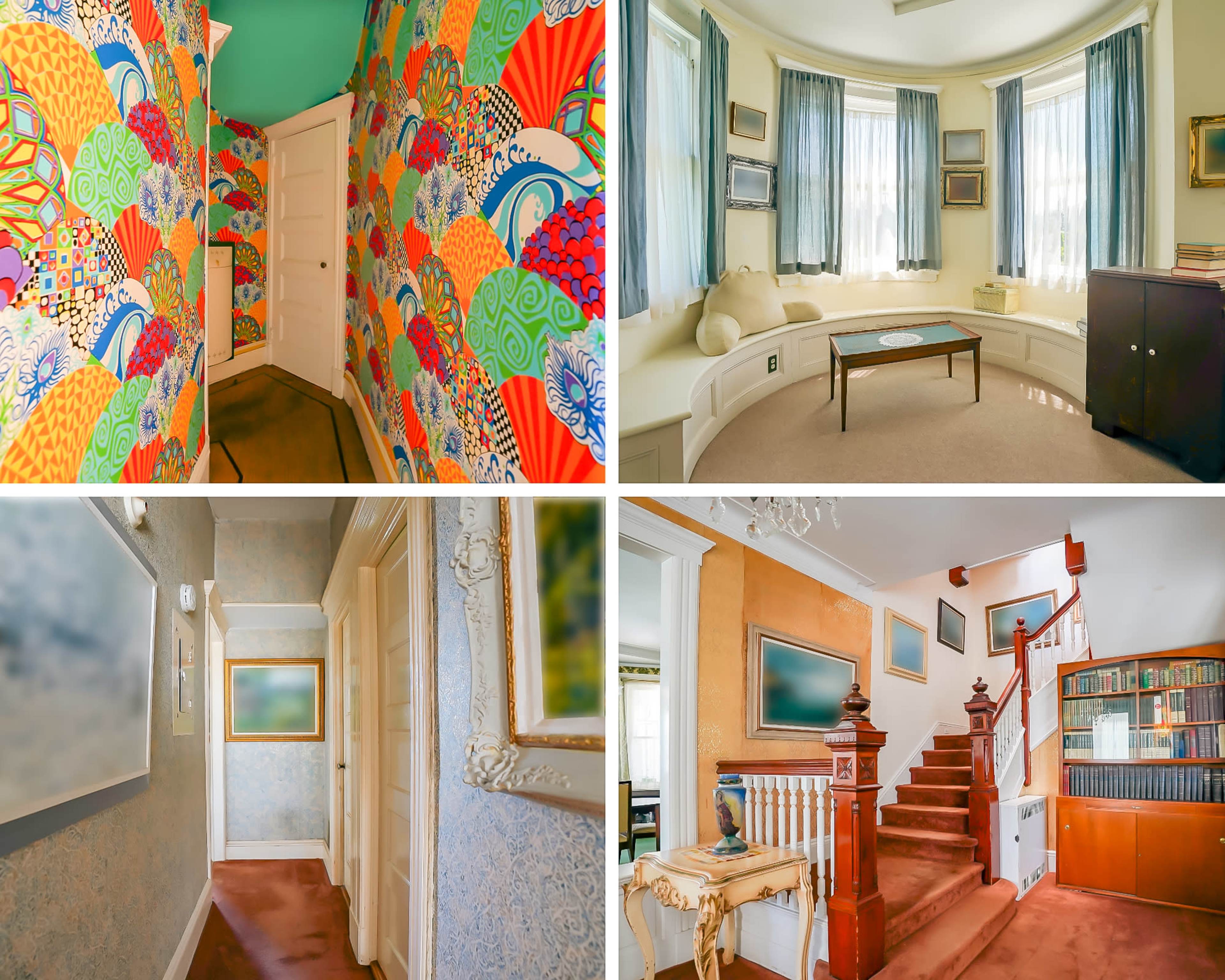 Vintage Wallpaper House w/ Natural Light, Antique Image in Belle Harbor, Belle Harbor, NY