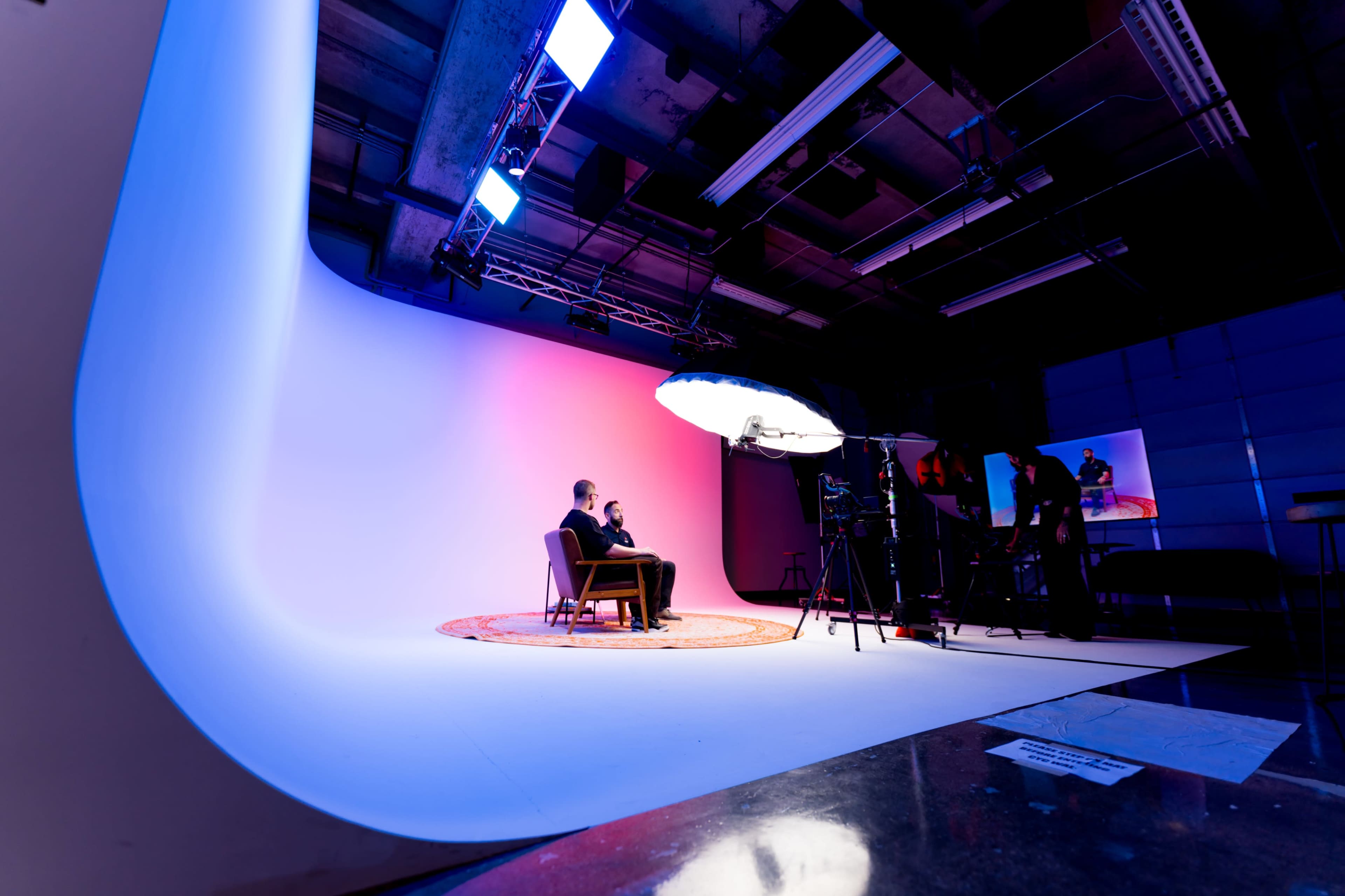Cyc wall production studio Image in Naperville Park District, Naperville, IL