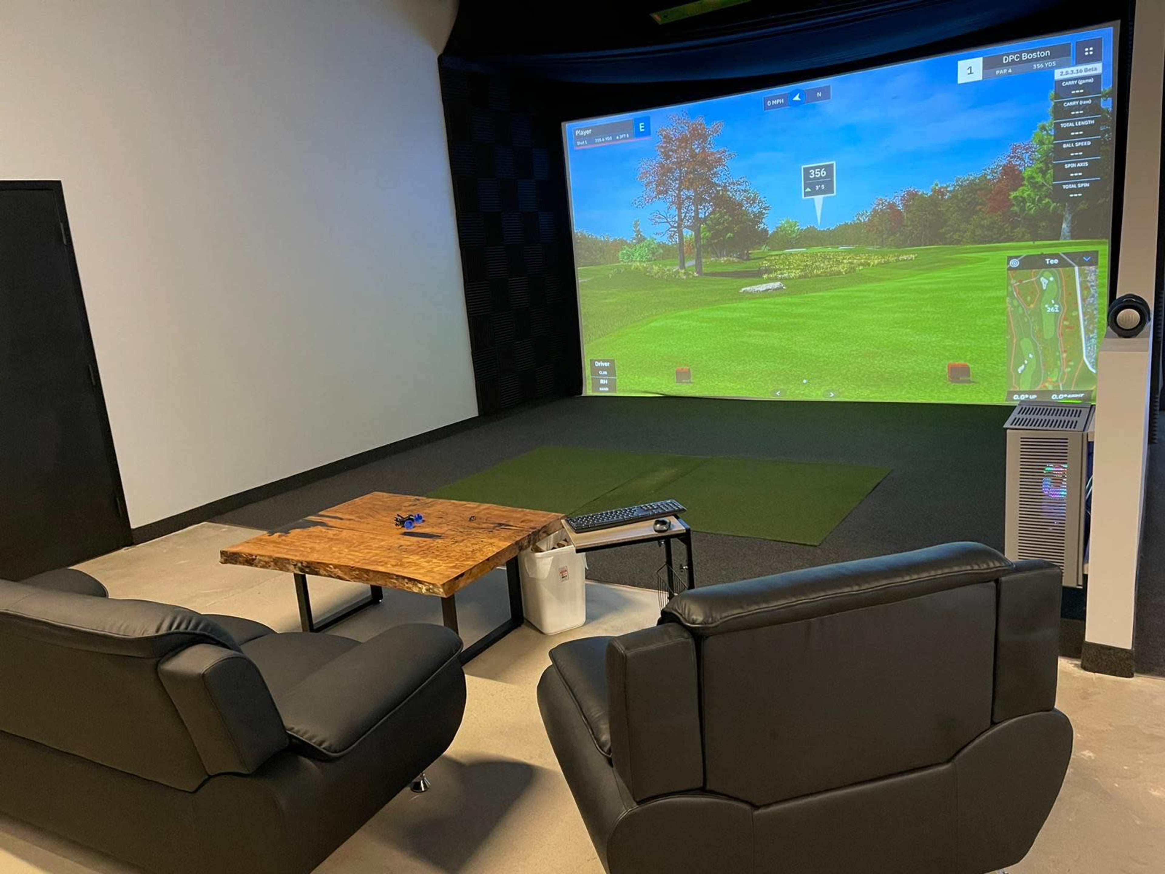 Modern Indoor Golf Studio with a Stylish Industrial Vibe Image in Orangeville, Orangeville, ON