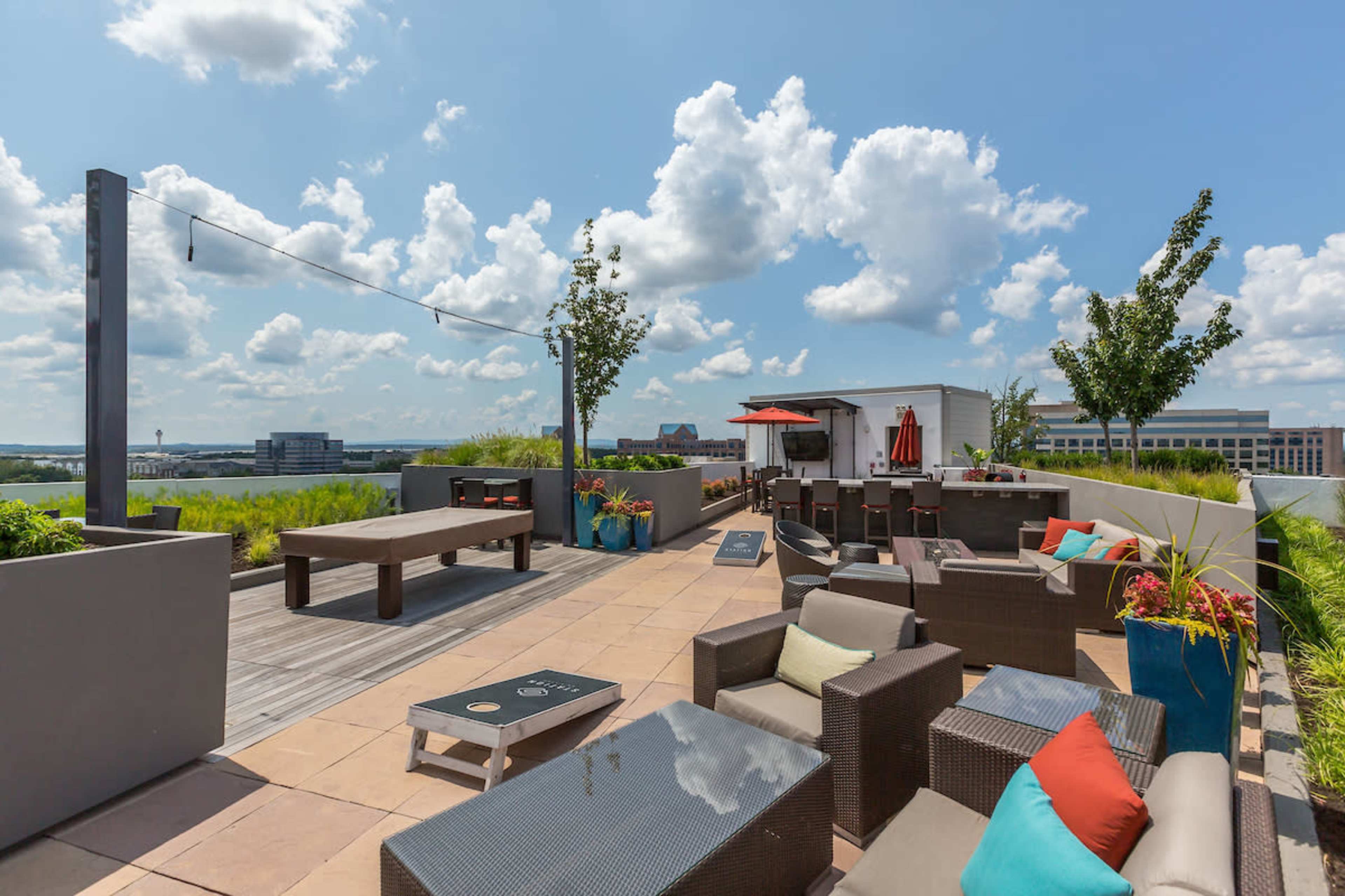 Gorgeous Rooftop Deck in Herndon Image in , Herndon, VA