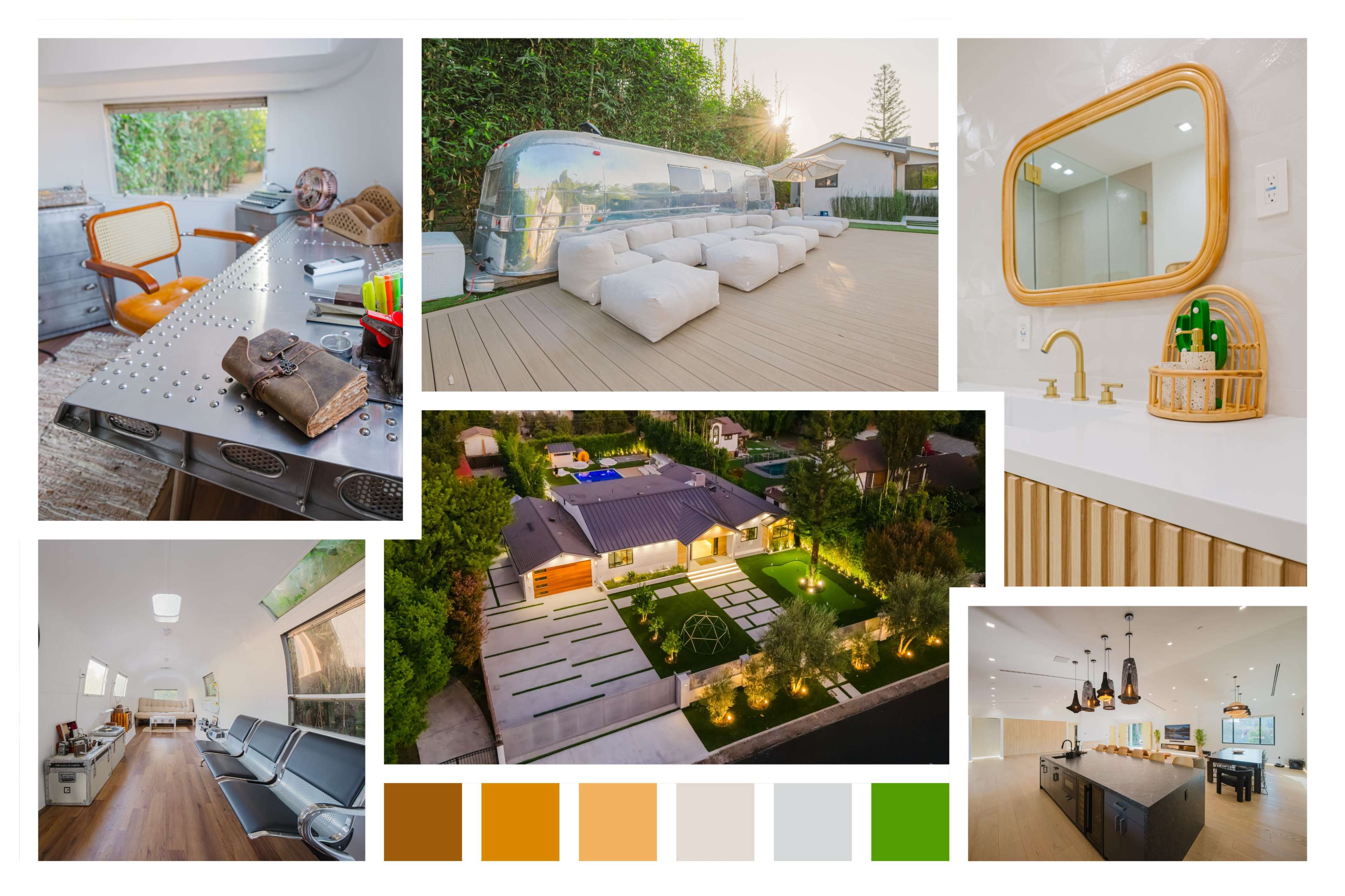 MODERN OASIS WITH VINTAGE AIRSTREAM Image in Lake Balboa, Los Angeles, CA