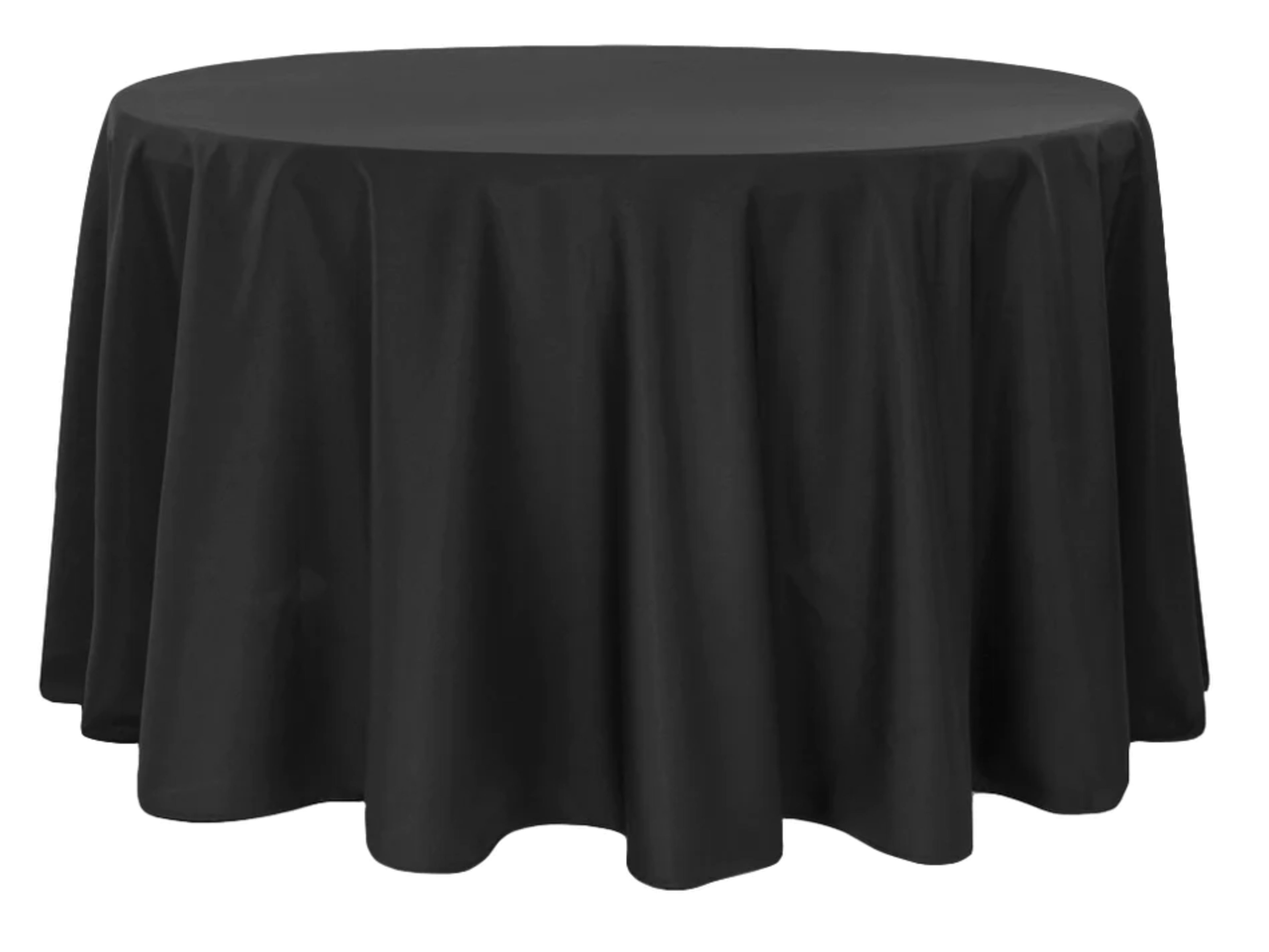 Black Linen - Circular Table