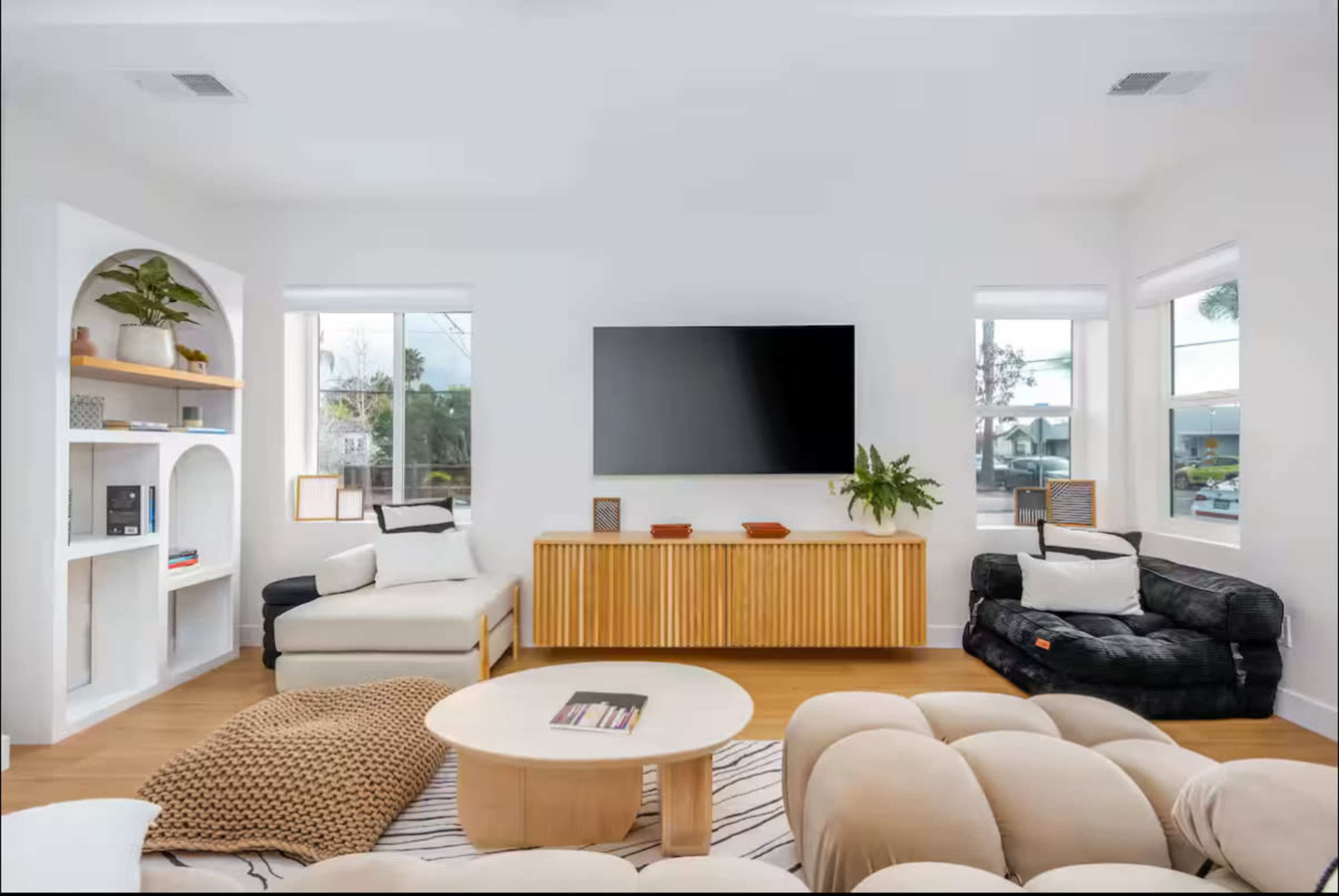 Bright, natural sunlight, open concept, ultra modern craftsman home and entertainers yard Image in North Park, San diego, CA