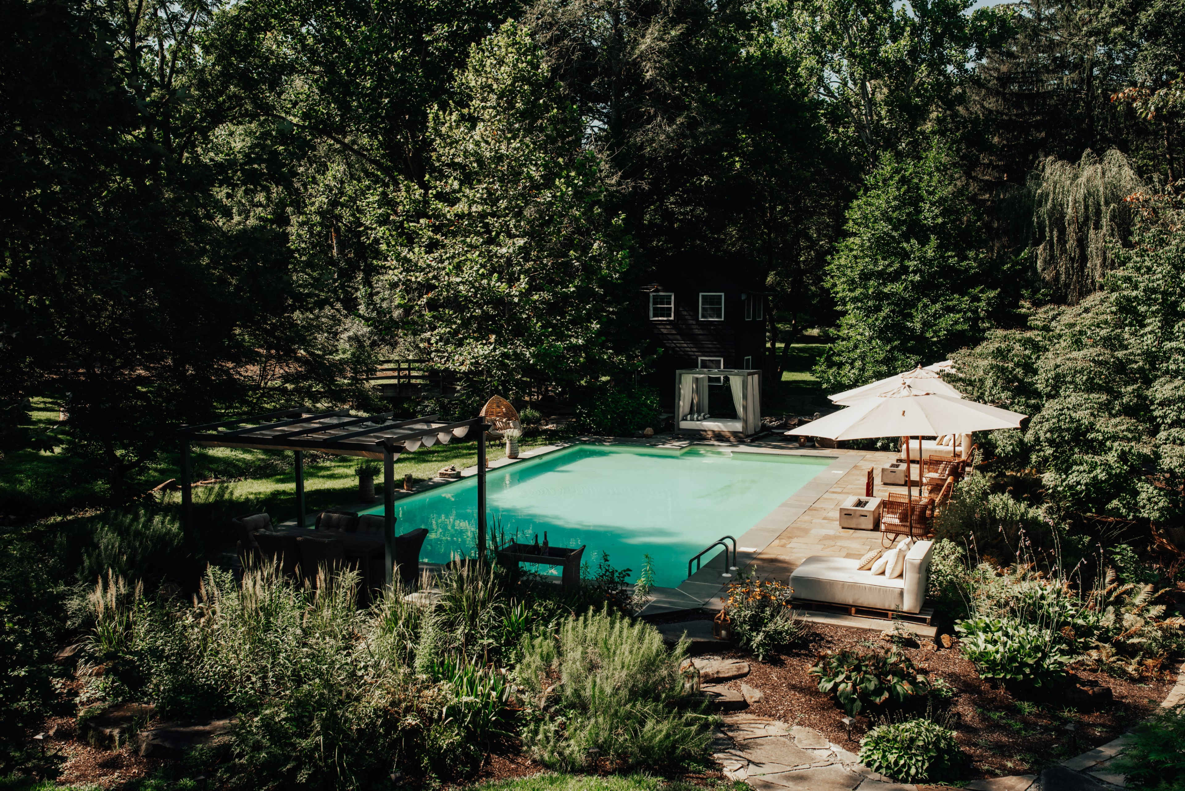 1819 Farm Estate: Waterfall & Bridge Near New Hope Image in West Amwell Township, Lambertville, NJ