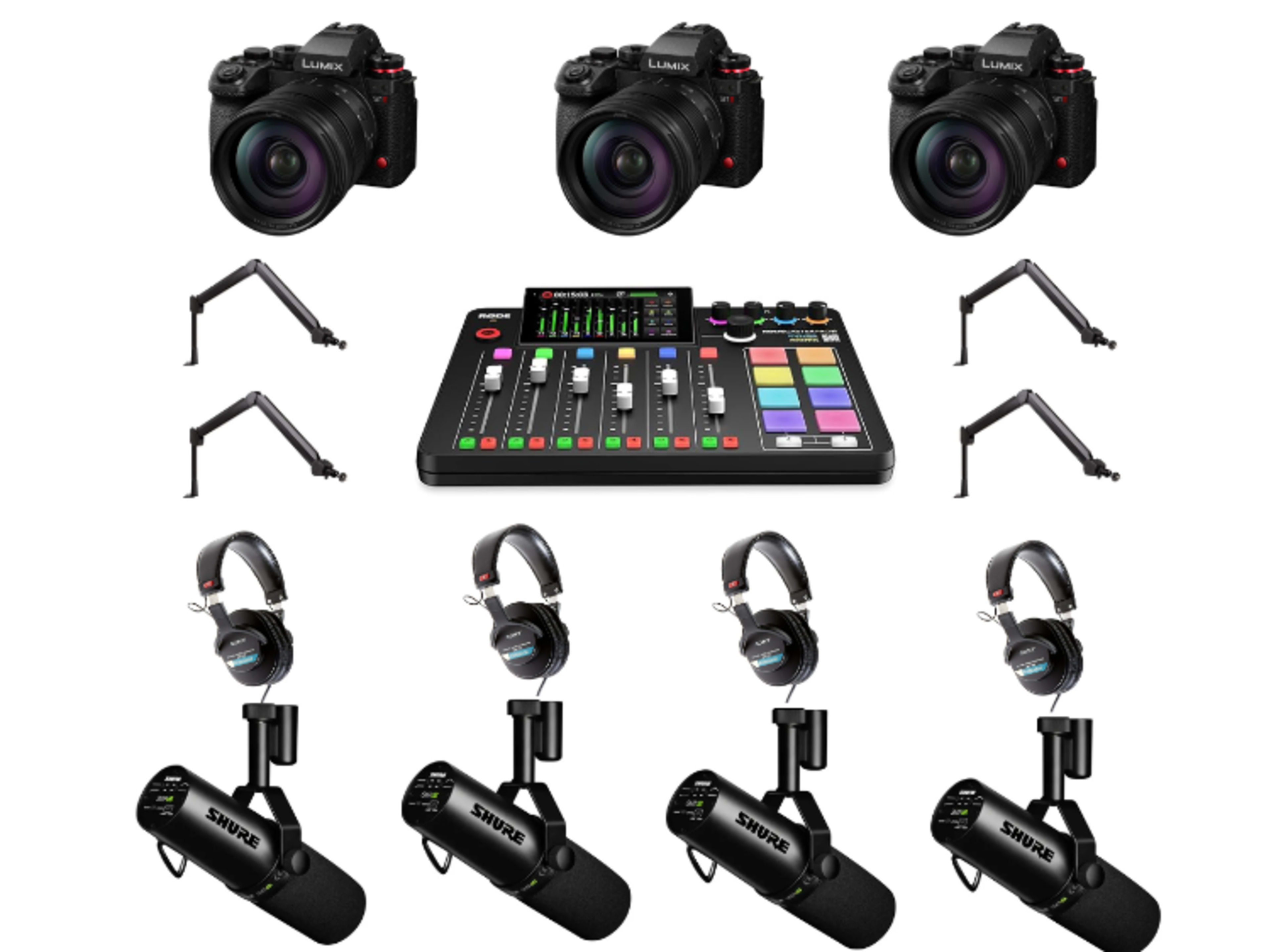 3 Camera Angles + Audio Recording + Producer