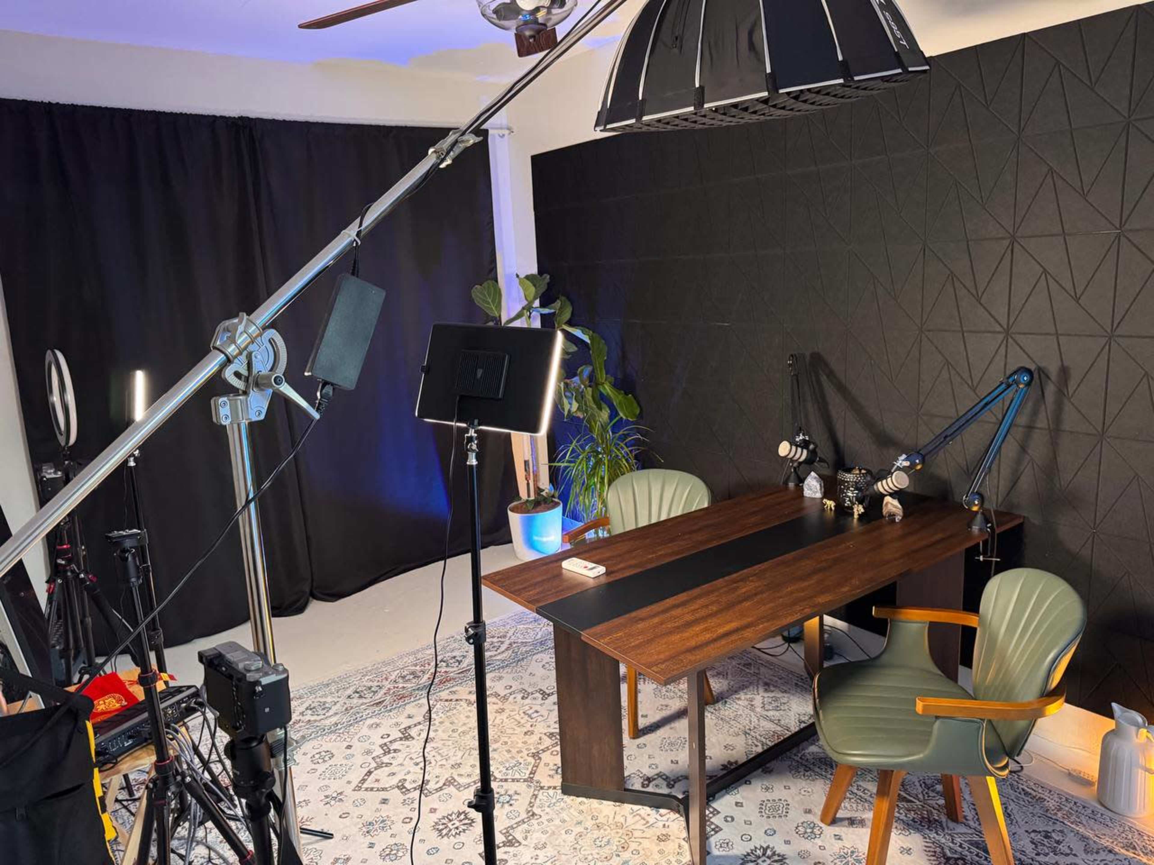 Professional Podcast Studio with 3 Cameras in Miami Beach Image in Biscayne Point, Miami Beach, FL