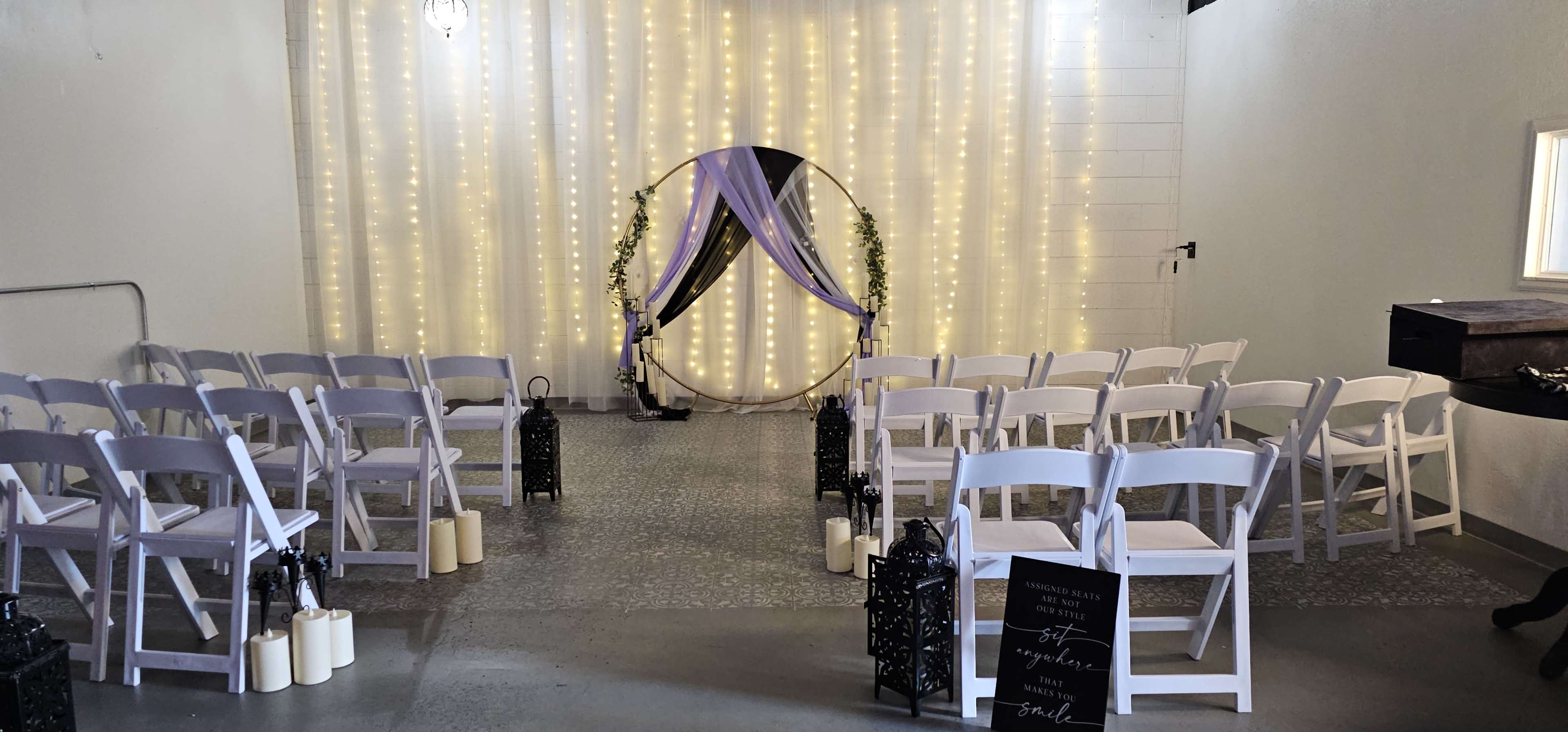Urban centrally located event warehouse with Industrial chic vibe and private courtyard Image in Colorado Springs, Colorado Springs, CO