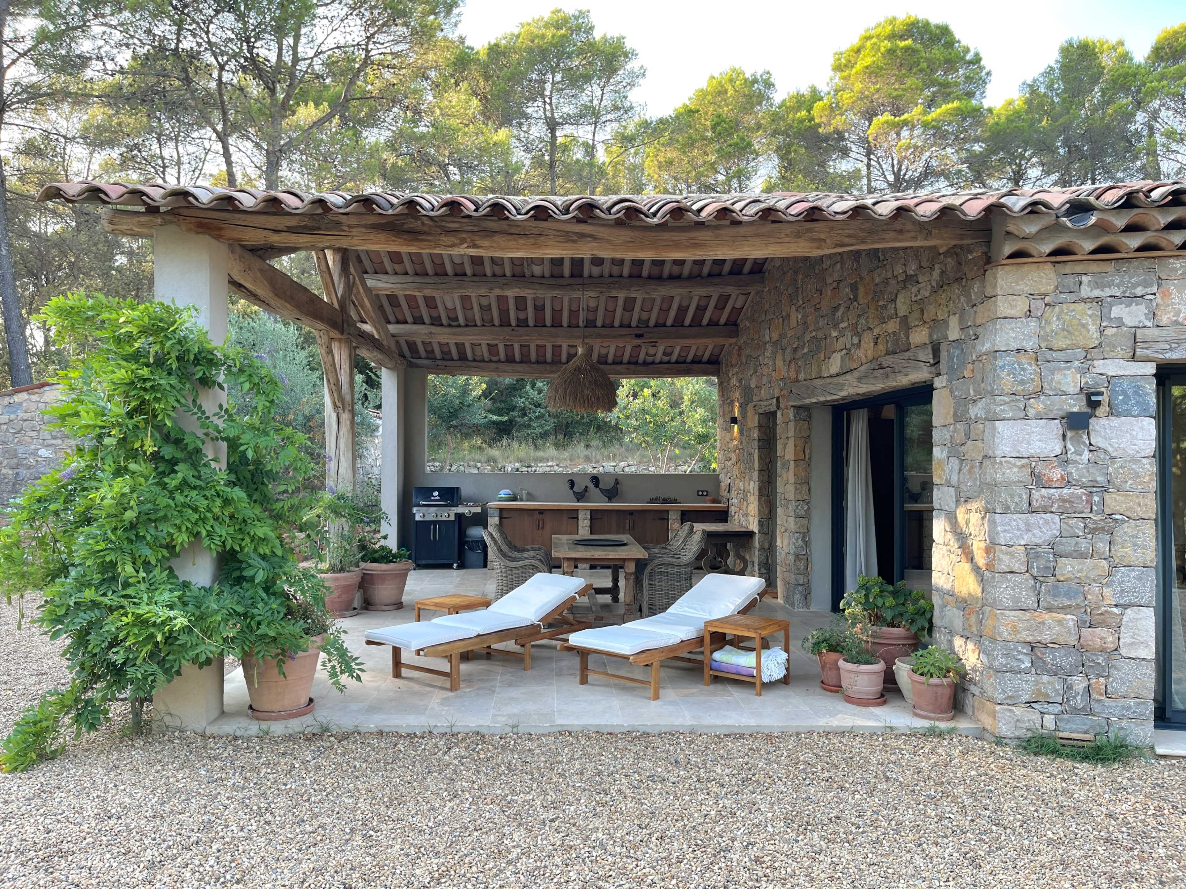 Villa Coquelicot - is in a tranquil, remote & private semi rural location.  Our Villa is located 2km from the village of Lorgues in a location that makes it ideal for a film or photoshoot. Image in , Lorgues