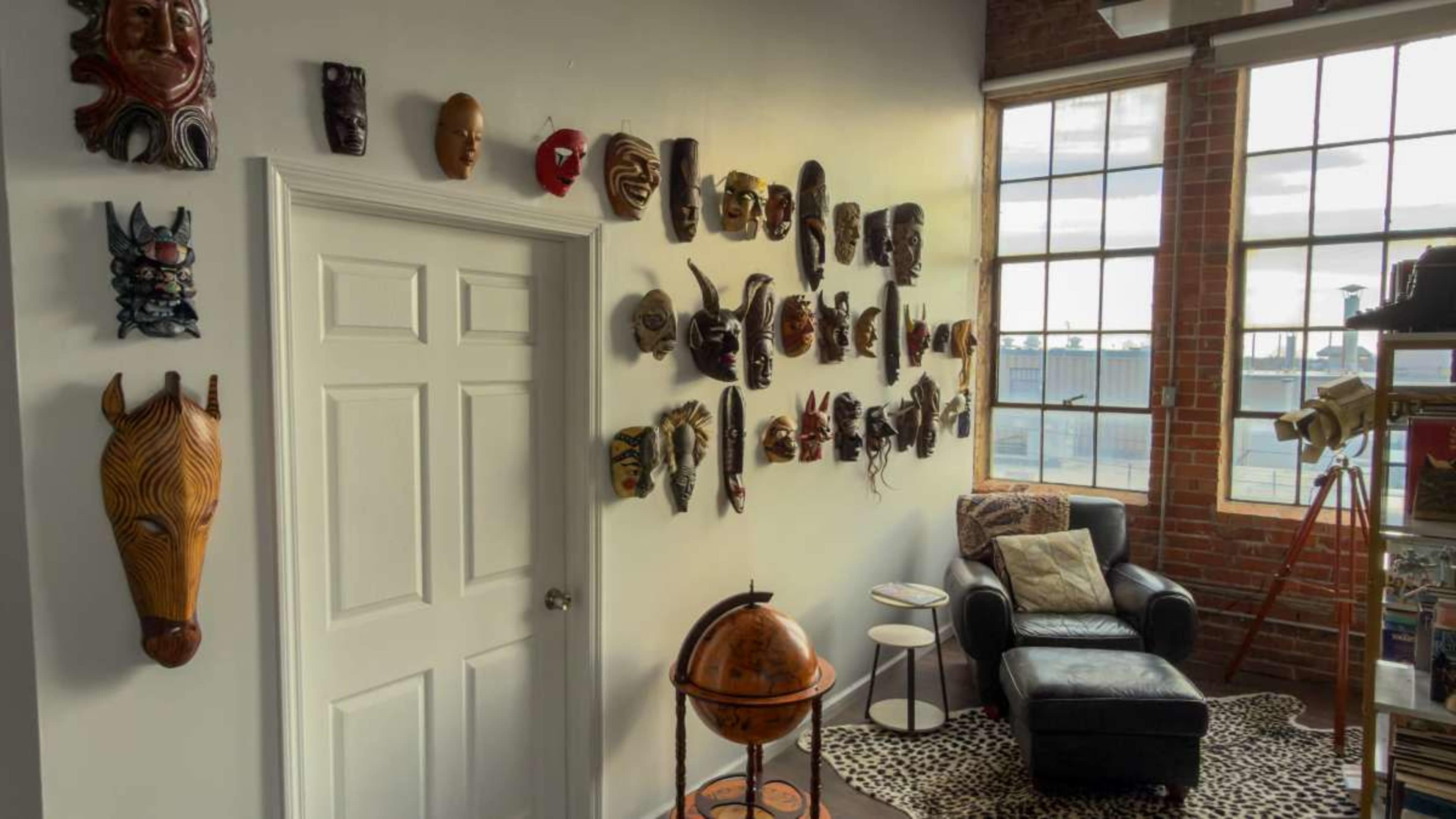 Stunning Urban Industrial Loft with Natural Light & Unmatched Detroit Skyline View Image in Eastern Market, Detroit, MI