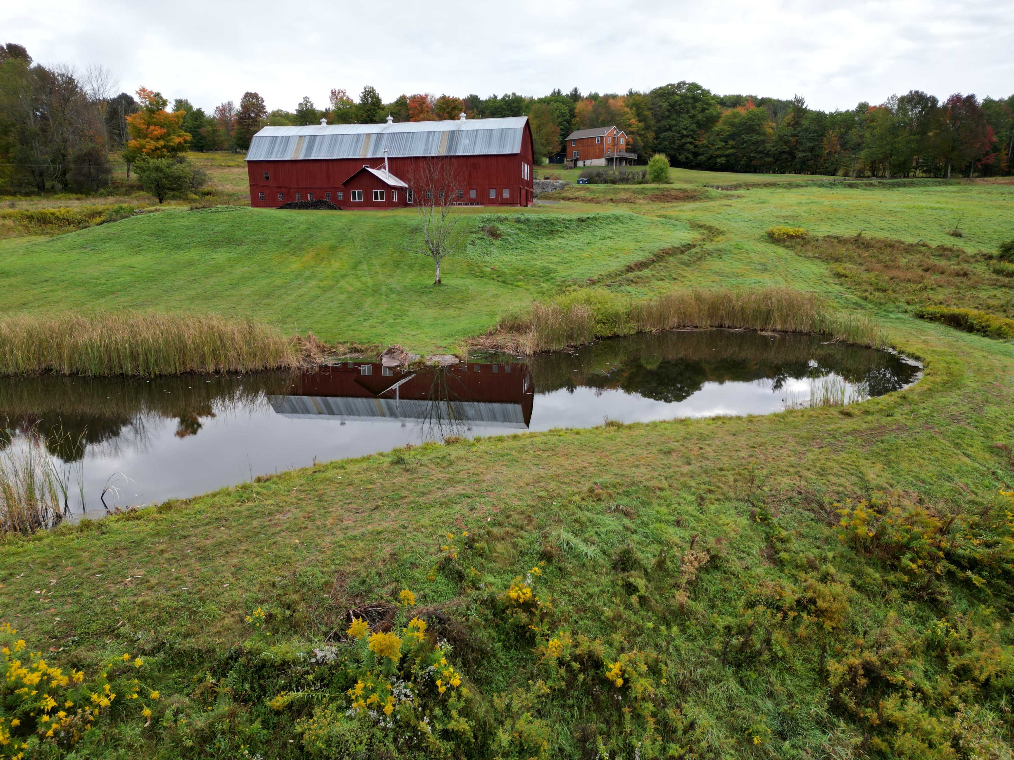 Your Own Barn and Mountain Range Image in Lexington, Lexington, NY