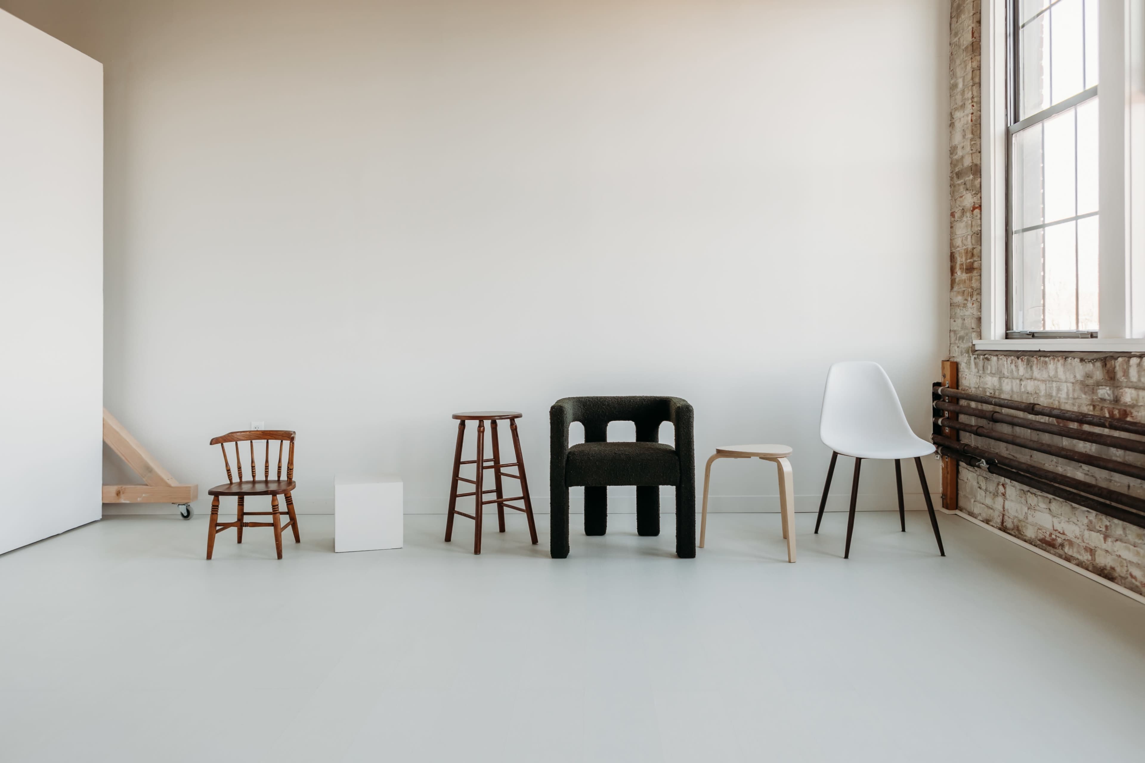 Light filled, Modern Industrial Photo Studio Image in Hudson, Hudson, MA