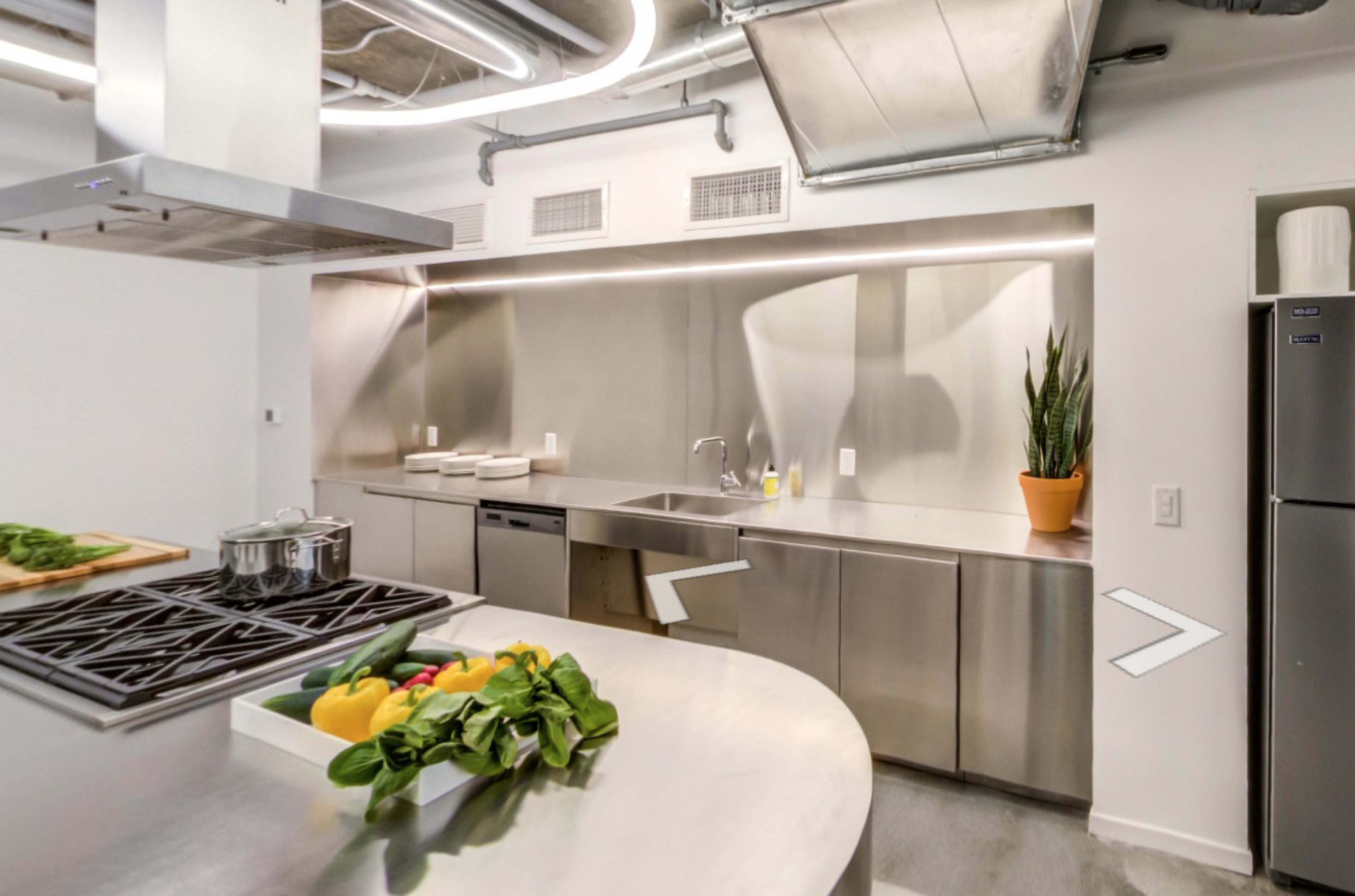 Spacious, Industrial Demonstration Kitchen Image in Upper Manhattan, New York, NY