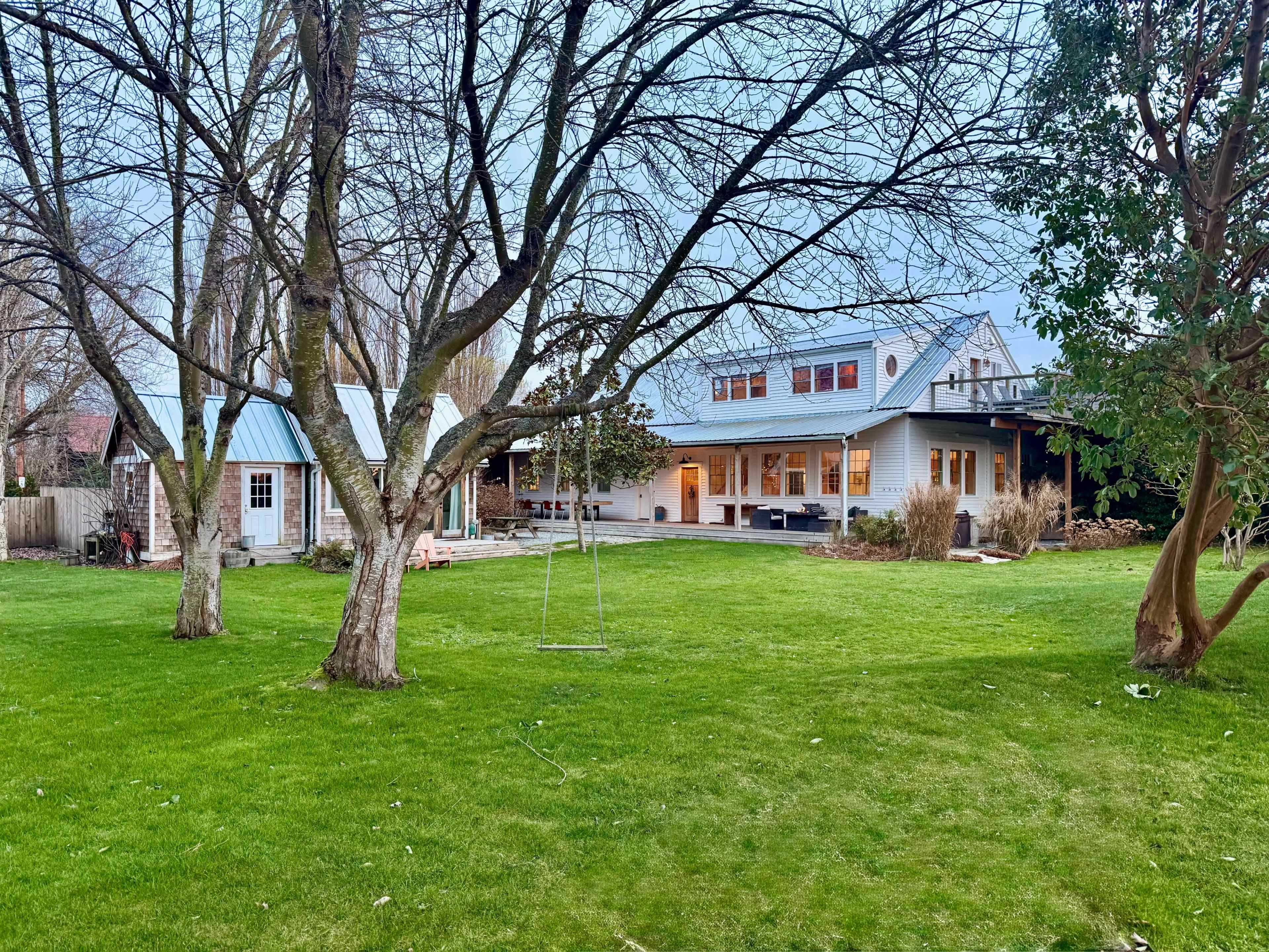 Bow-Edison Schoolhouse Loft with Private Waterfront Garden Image in Edison, Bow, WA