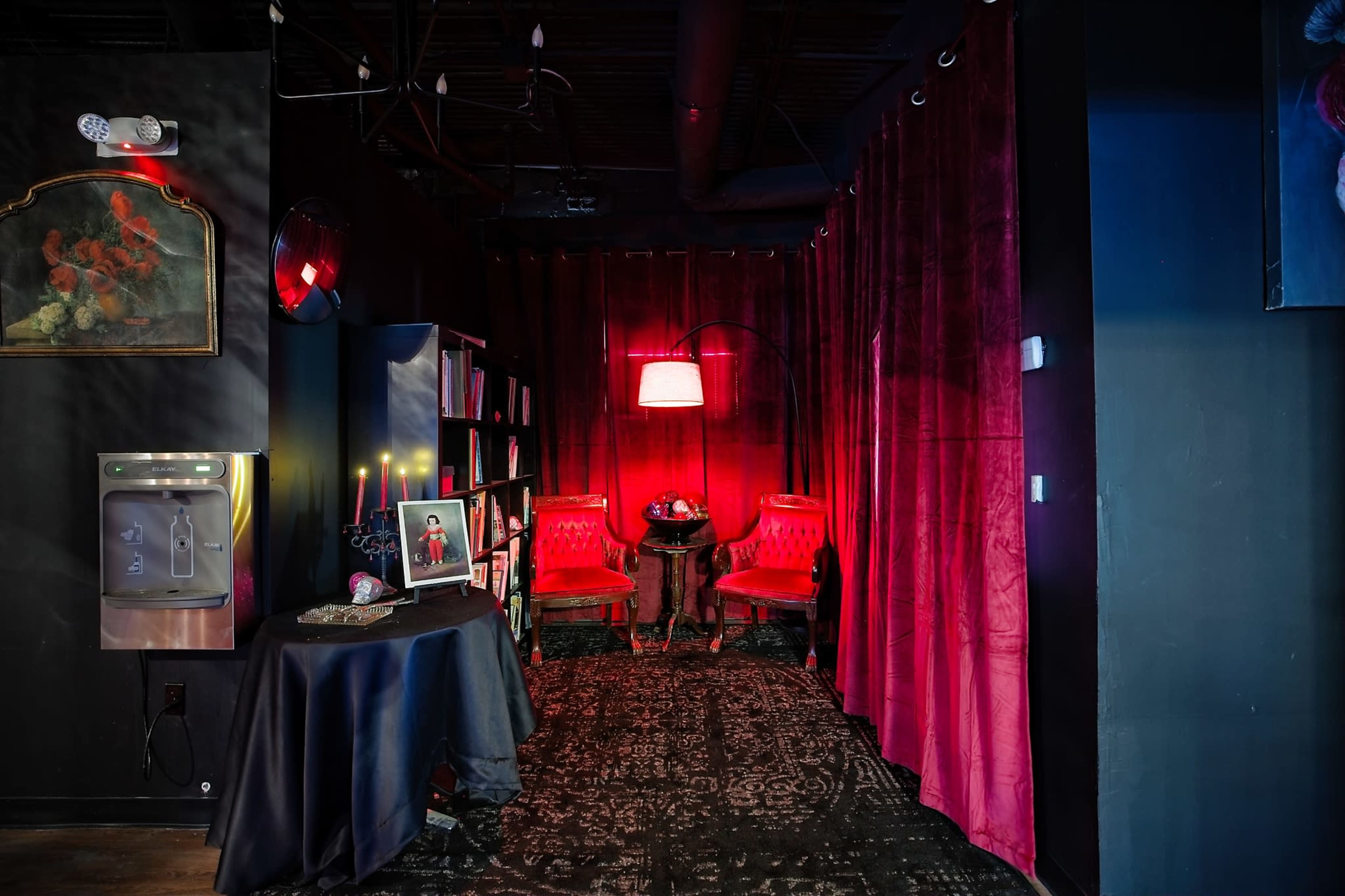 Whimsical, vintage speakeasy in Decatur. Image in North Decatur, Decatur, GA