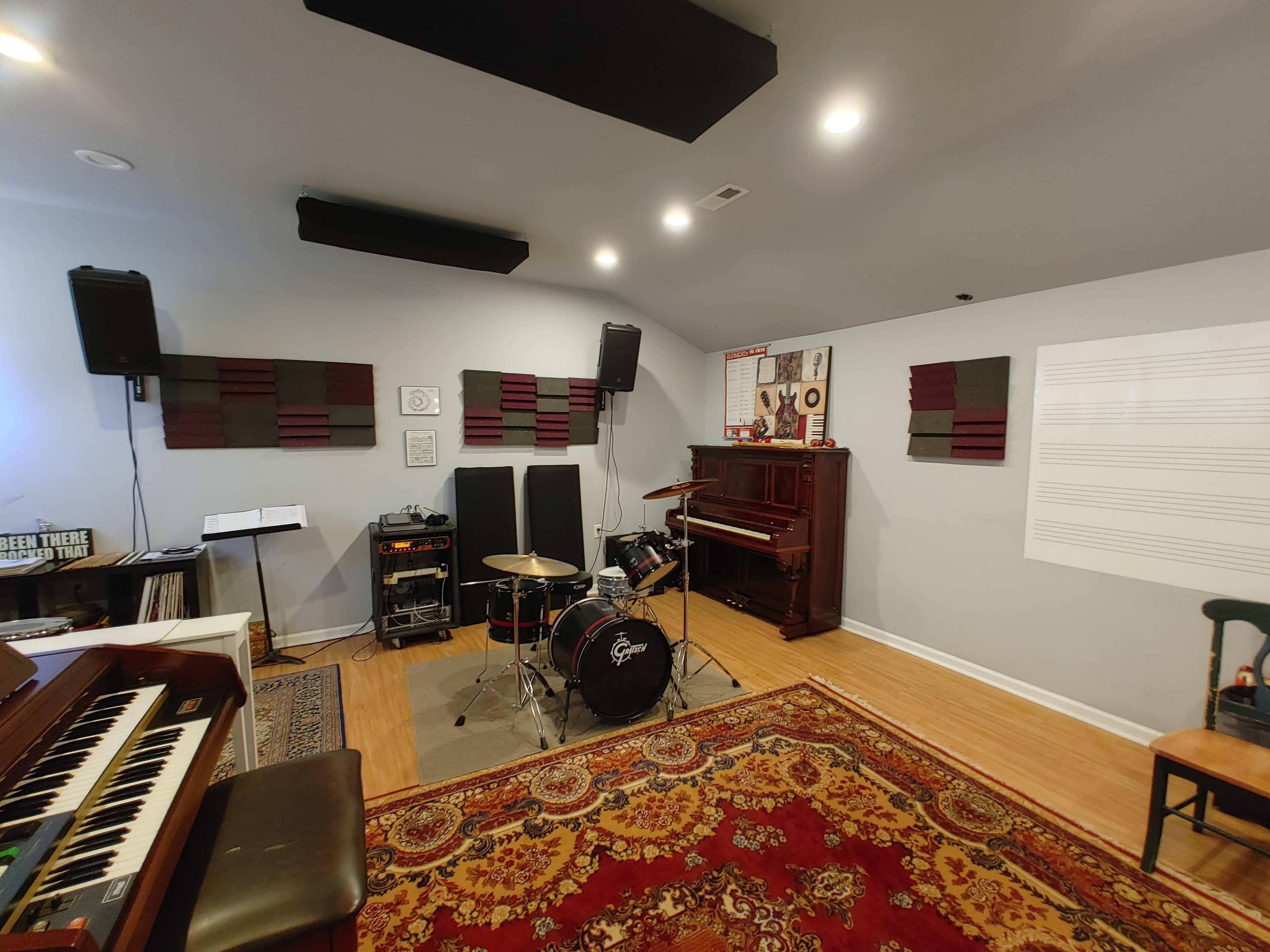 Wooded Suburban Recording Studio Image in Mantua Township, Mantua Township, NJ