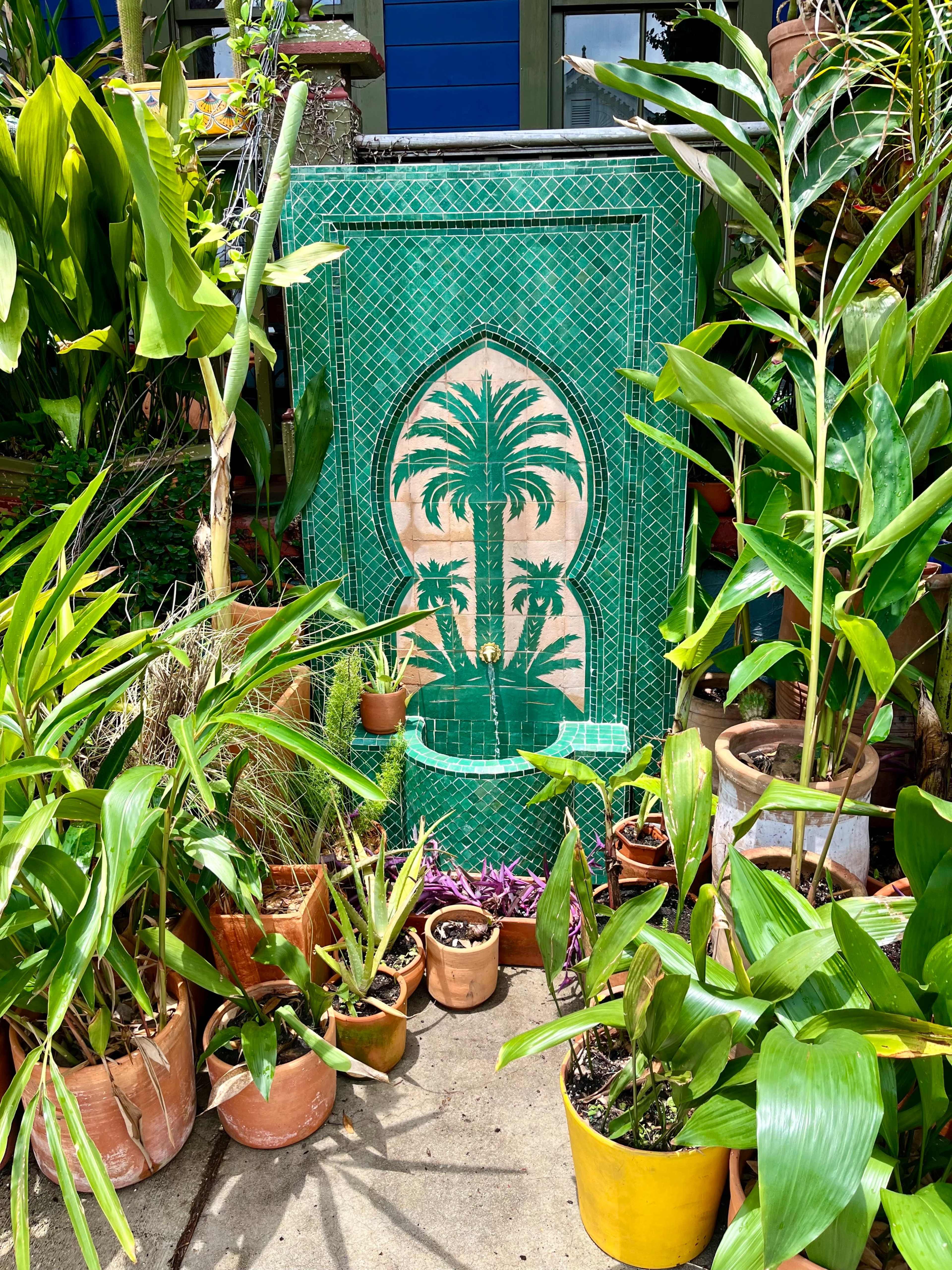 Tropical Jungle Backyard - Indoor/Outdoor Jungalow Image in St. Claude, New Orleans, LA