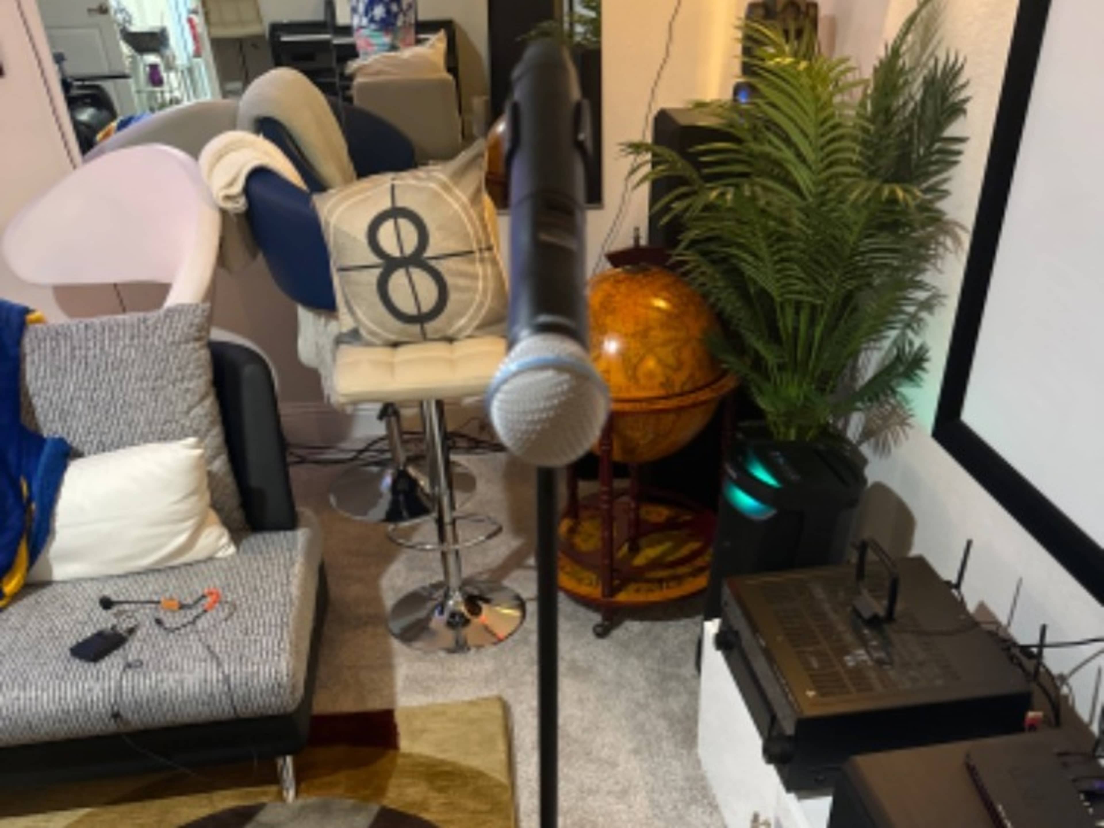 Shiure microphone and tripod