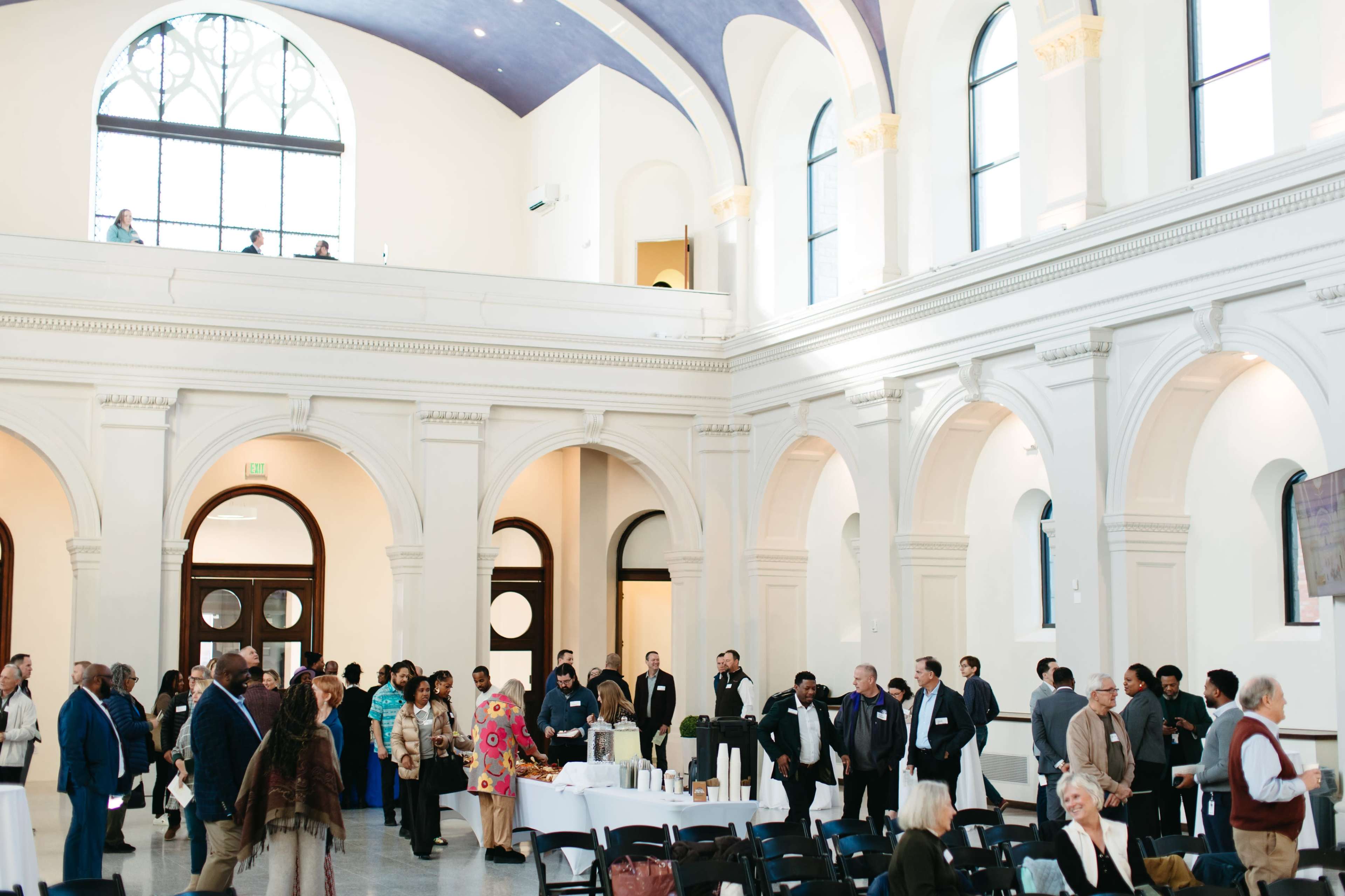 Restored Catholic Church with  Stunning Ceilings & Stained Glass Image in Santa Fe, Kansas City, MO