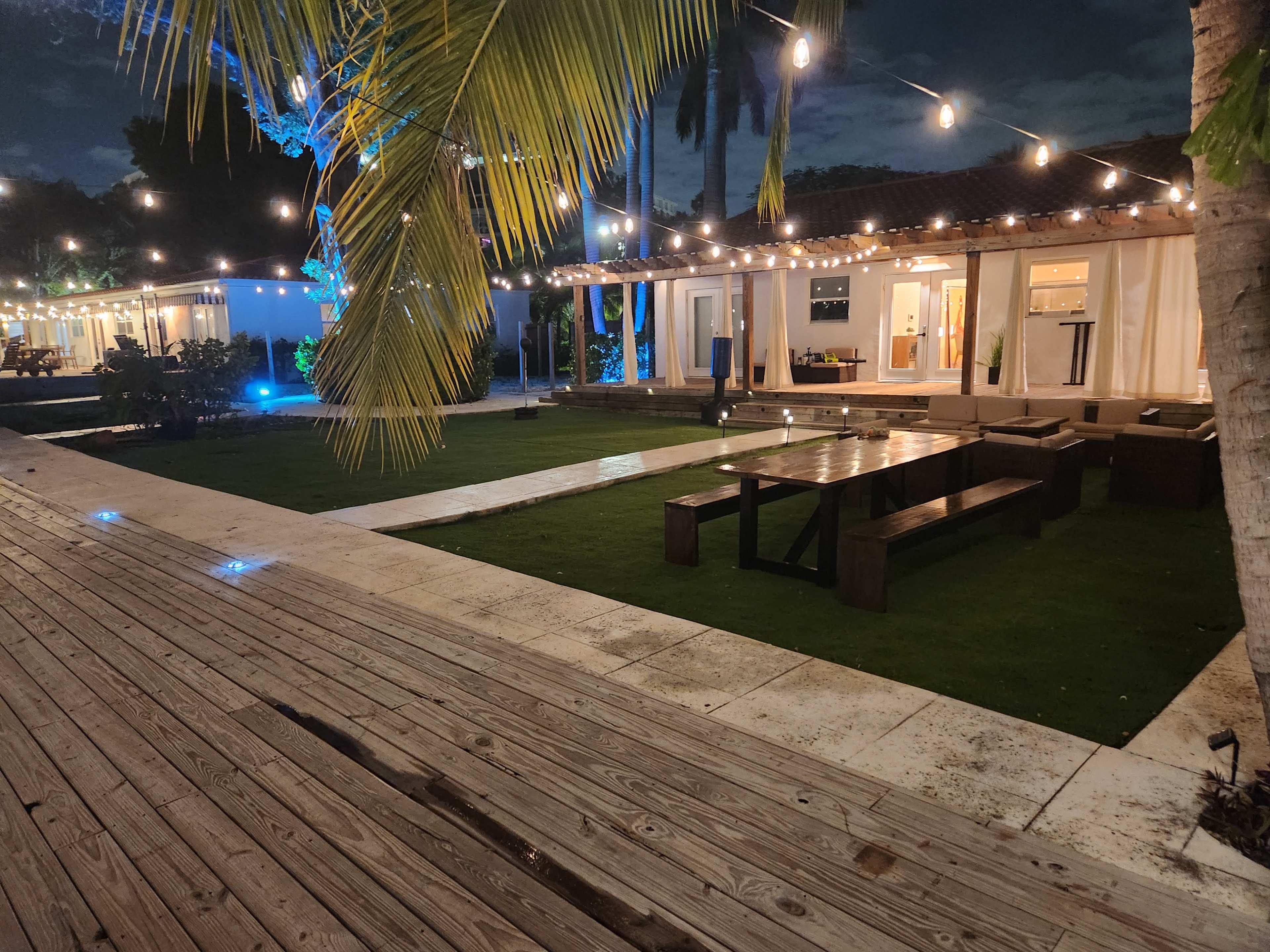 80 foot yacht waterfront property, large outdoor area, access to two yachts Image in Spring Garden, Miami, FL