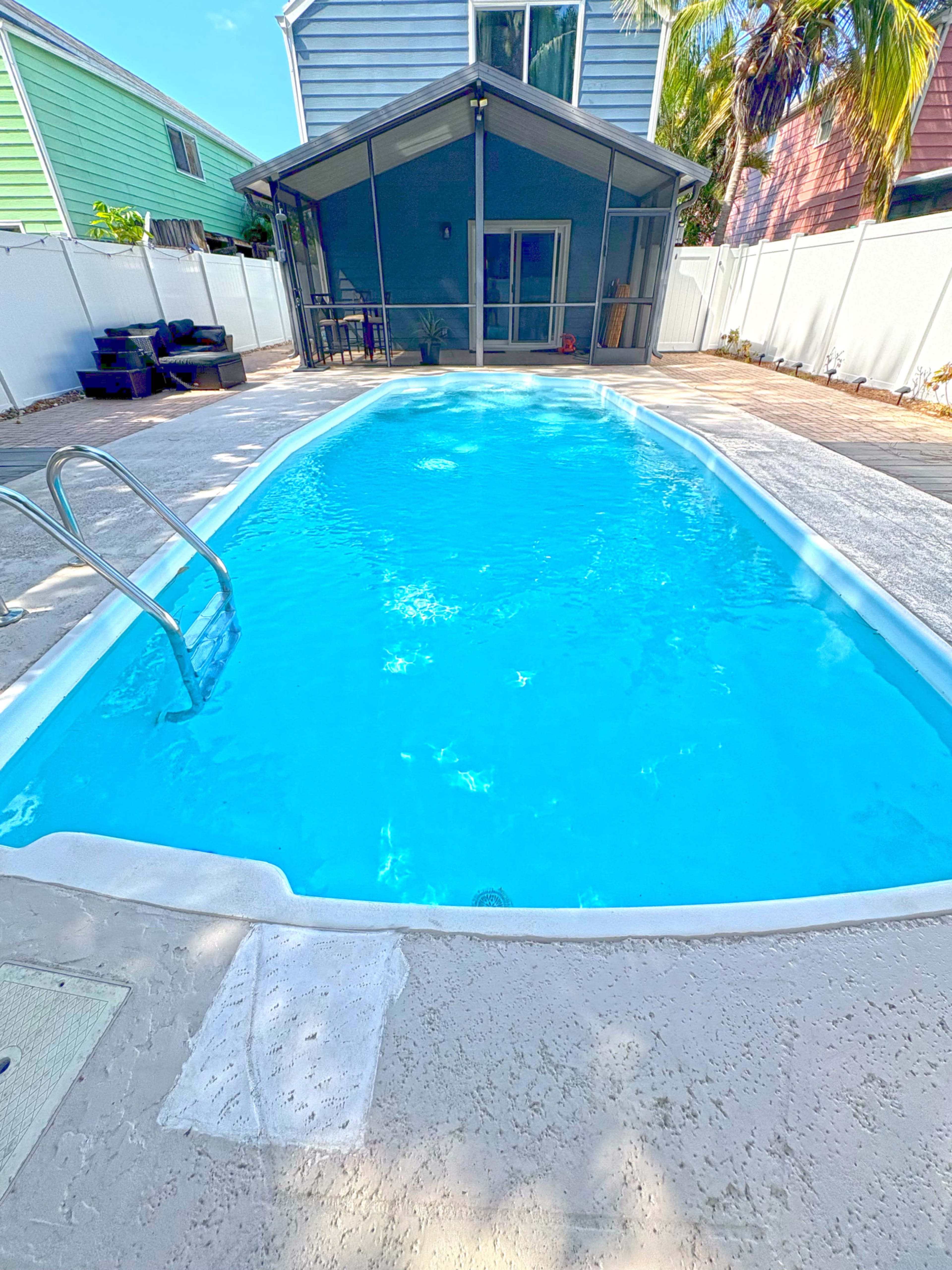 The backyard oasis pool Image in Lakeside Green, west palm beach, FL