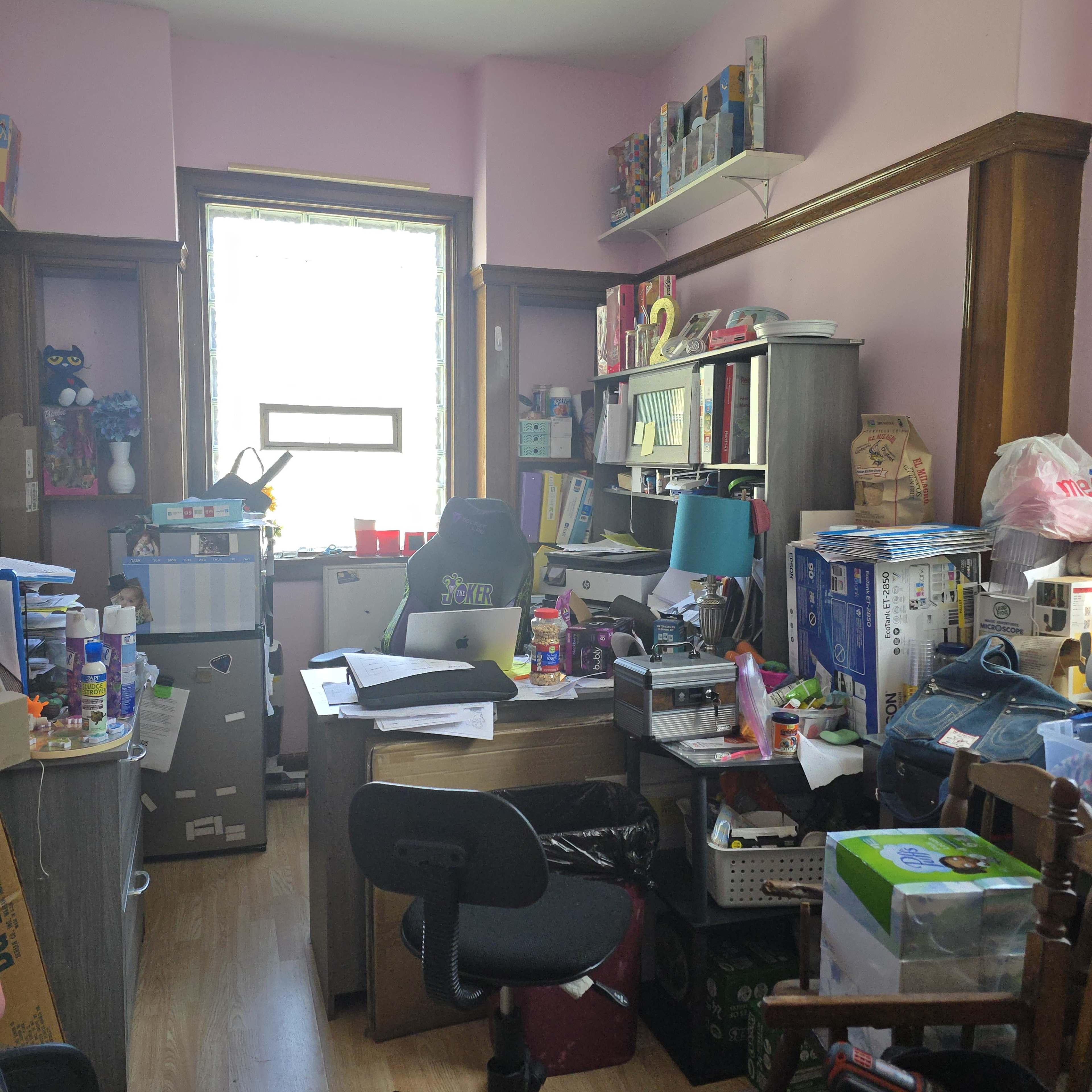 Large preschool classroom setting with kids work and classroom pets. Image in North Township, Hammond, IN